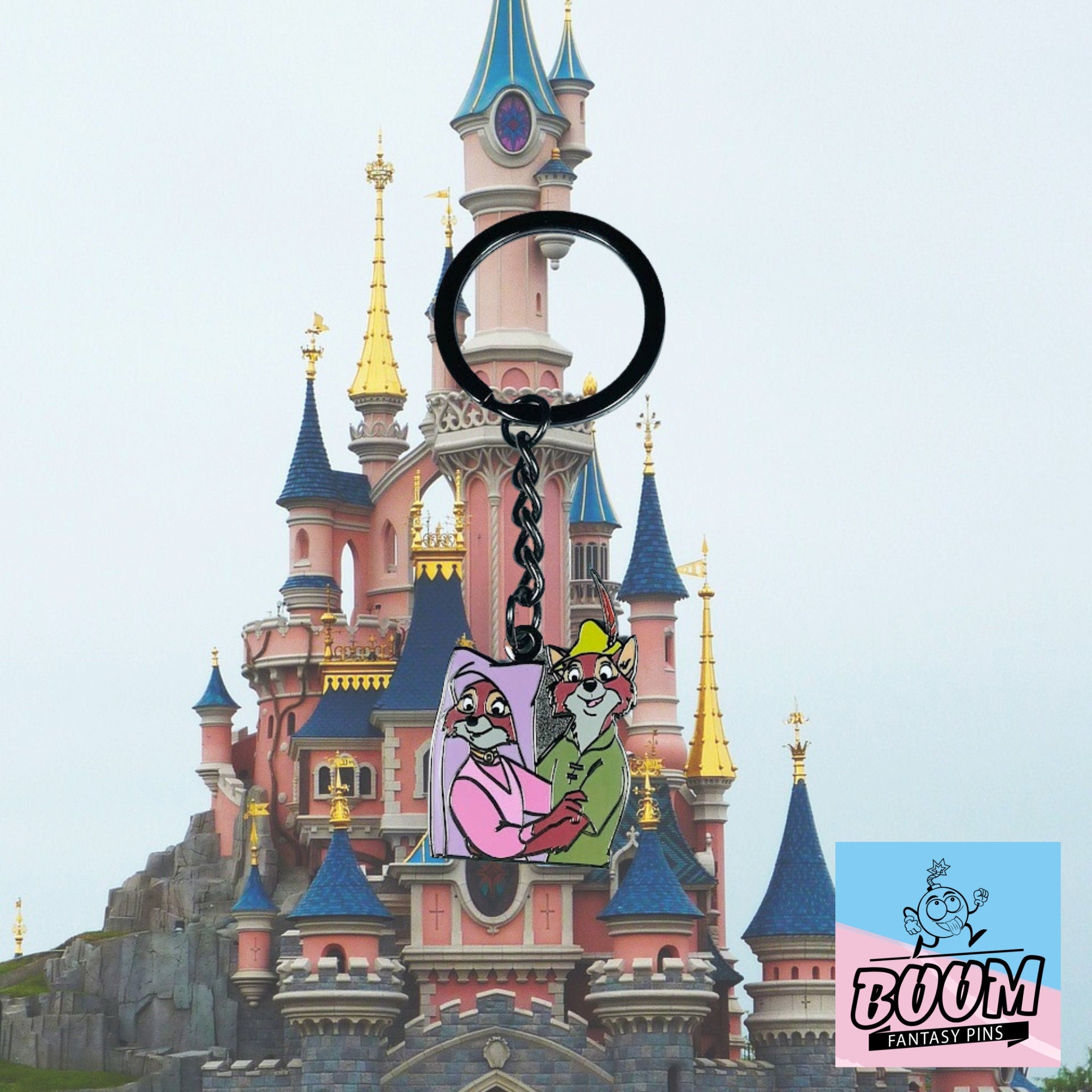 Llavero – Lady Marian y Robin Hood de Robin Hood – Disney Fantasy