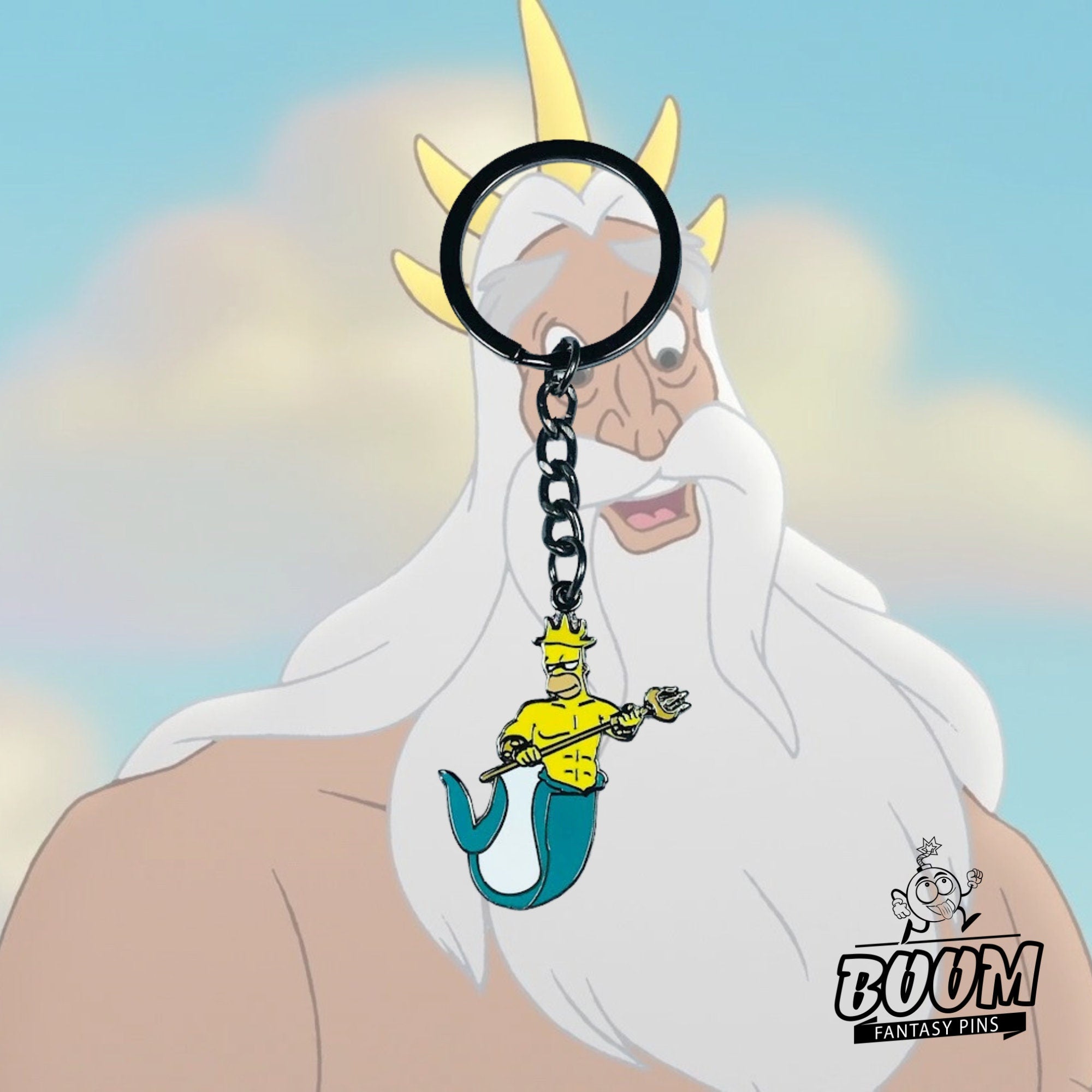 Llavero de Homer Simpson de Los Simpsons – Fantasía única