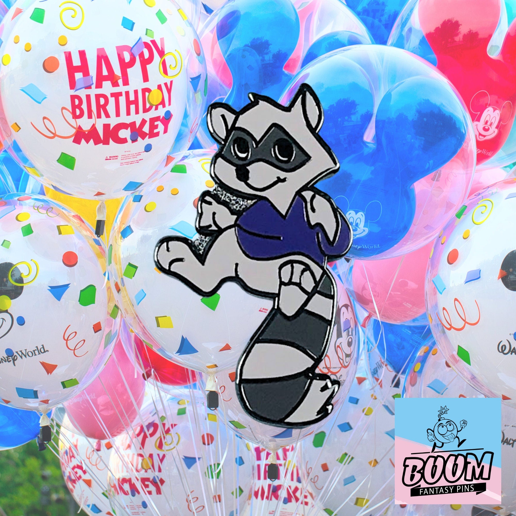 Pin – Mapache de Robin Hood Disney Fantasy