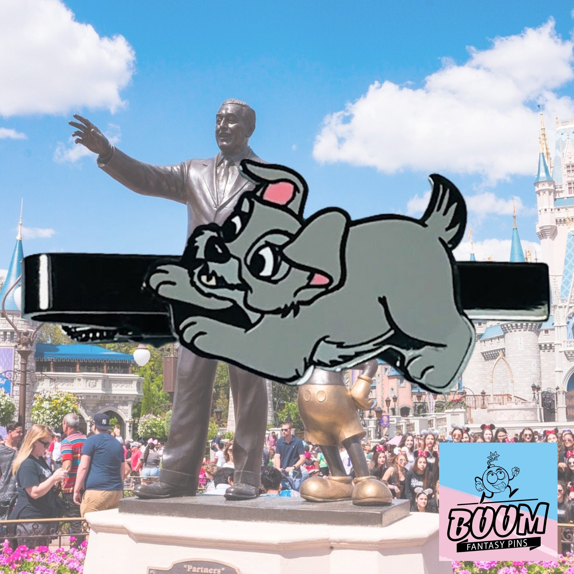 Tie Clip – Scamp from Lady and the Tramp II – Disney Fantasy