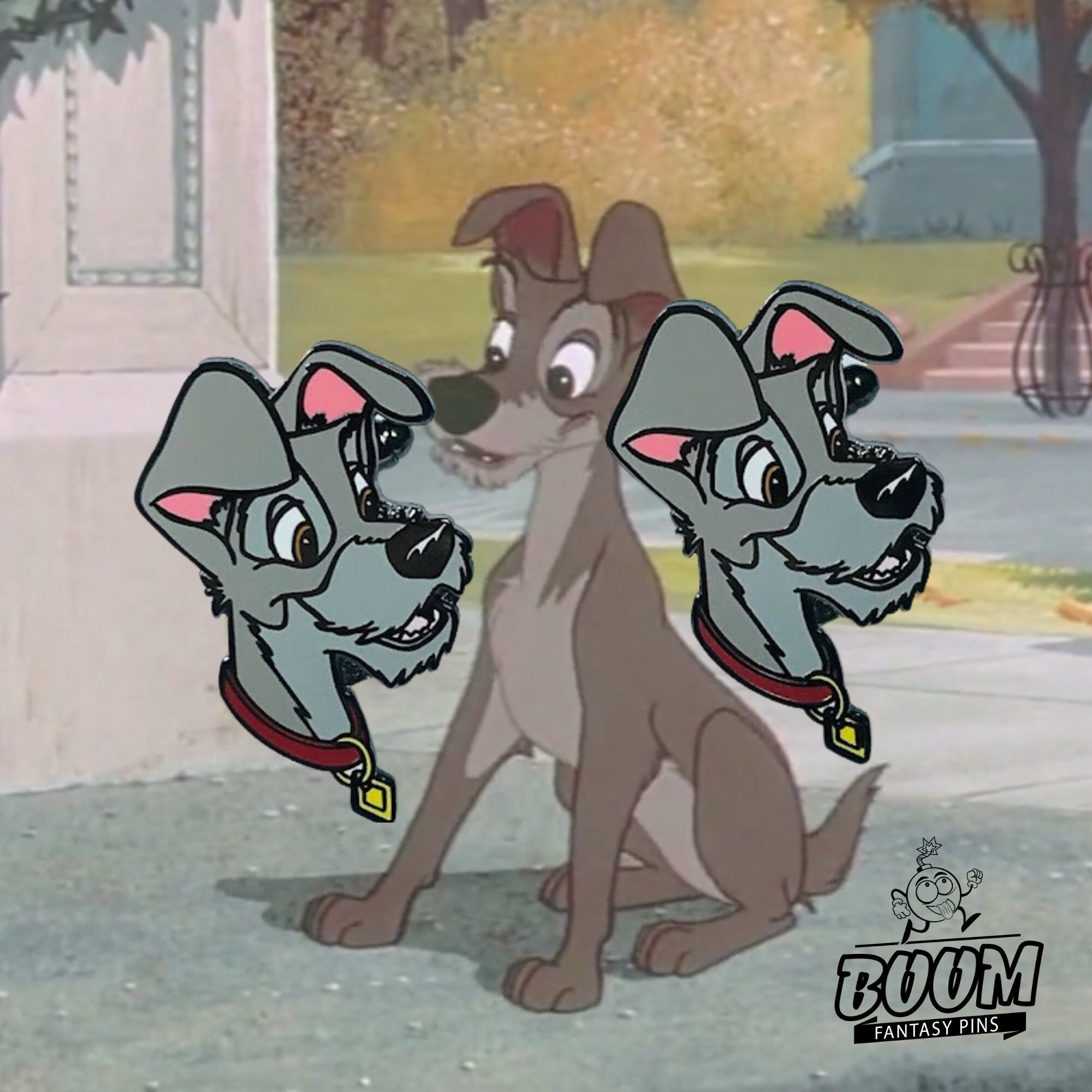 Boutons de manchette – Clochard de La Belle et le Clochard – Disney Fantasy