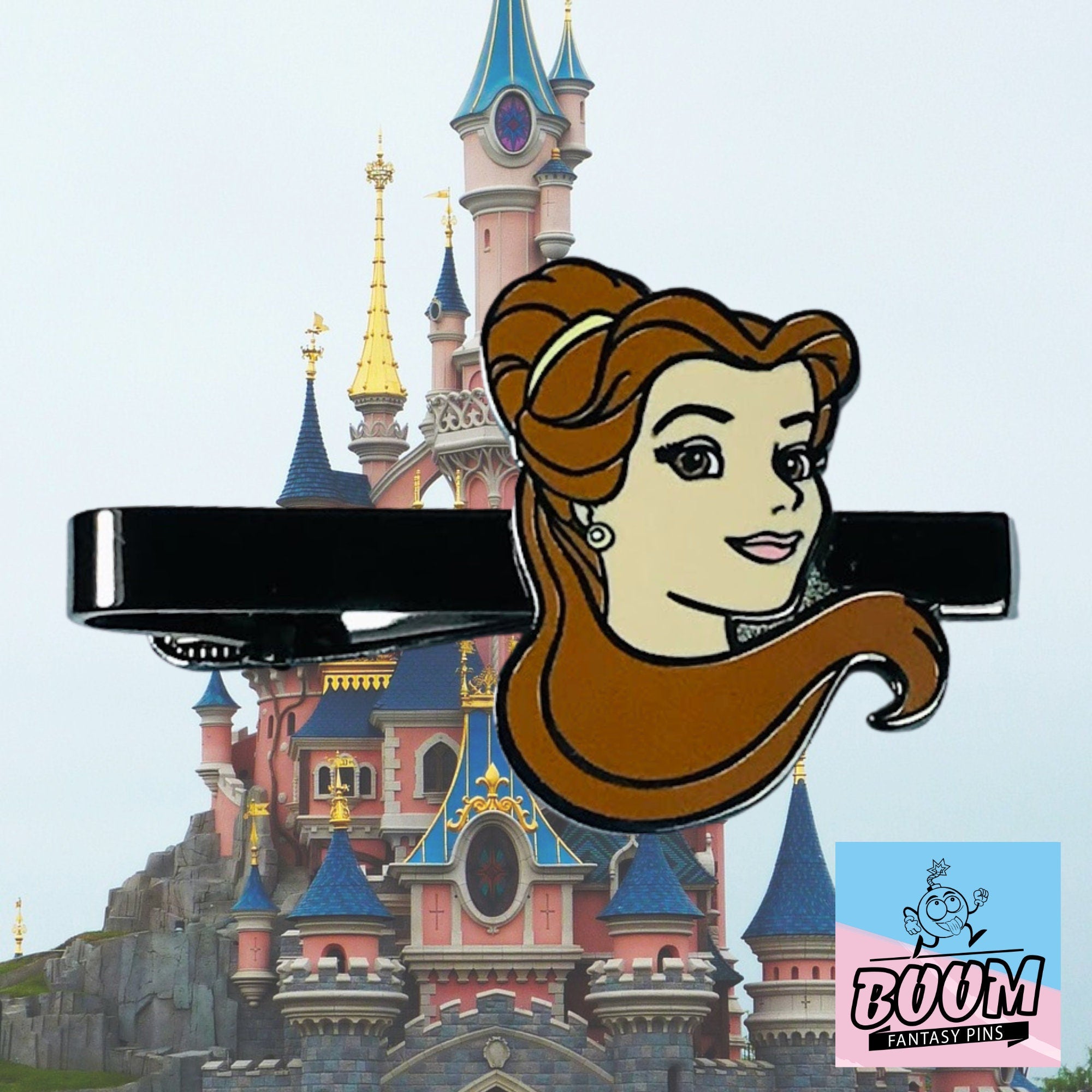 Pinza de corbata – Bella de La Bella y la Bestia – Disney Fantasy