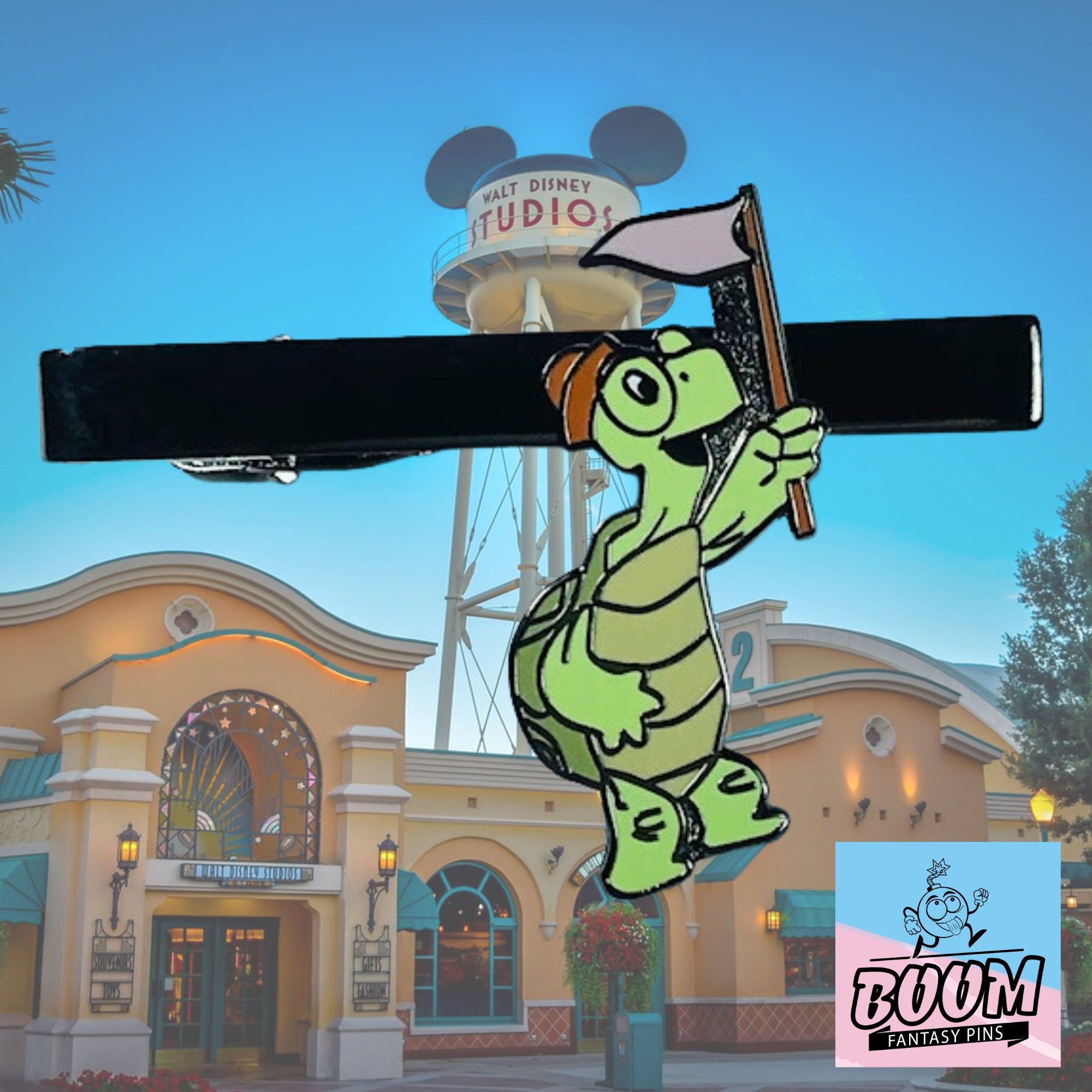 Pinza de corbata – Toby Turtle de Robin Hood – Disney Fantasy