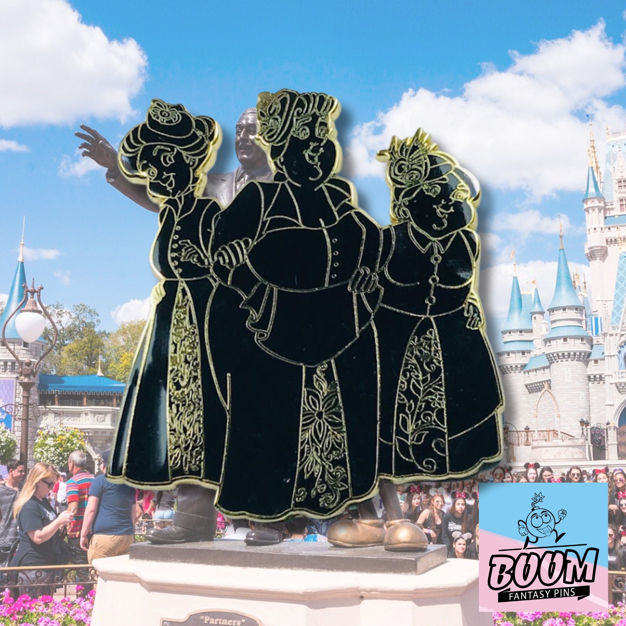 Épinglette – Flora, Fauna et Pimprenelle de La Belle au bois dormant – Disney Fantasy