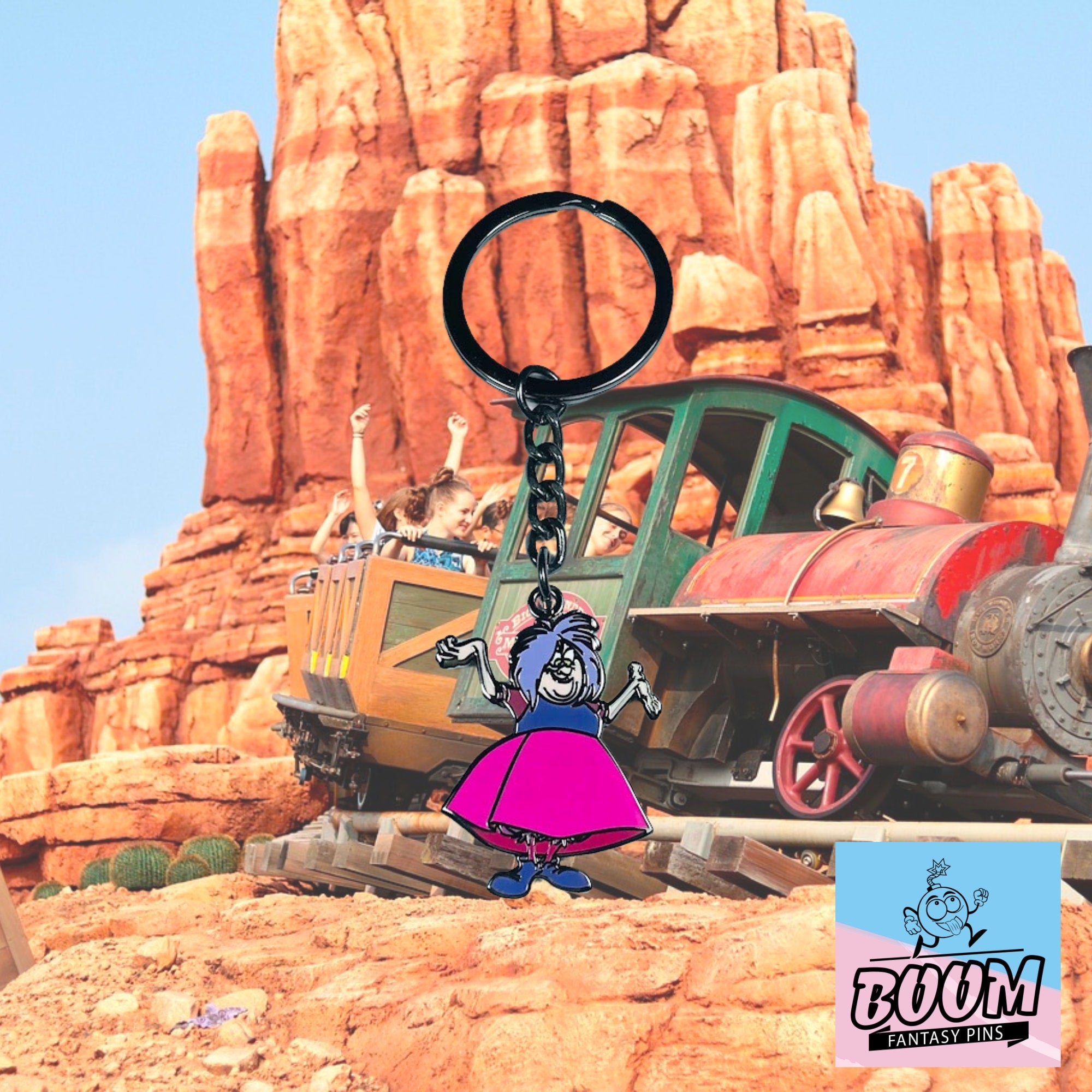Porte-clés – Madame Mim du film Merlin l'Enchanteur – Disney Fantasy