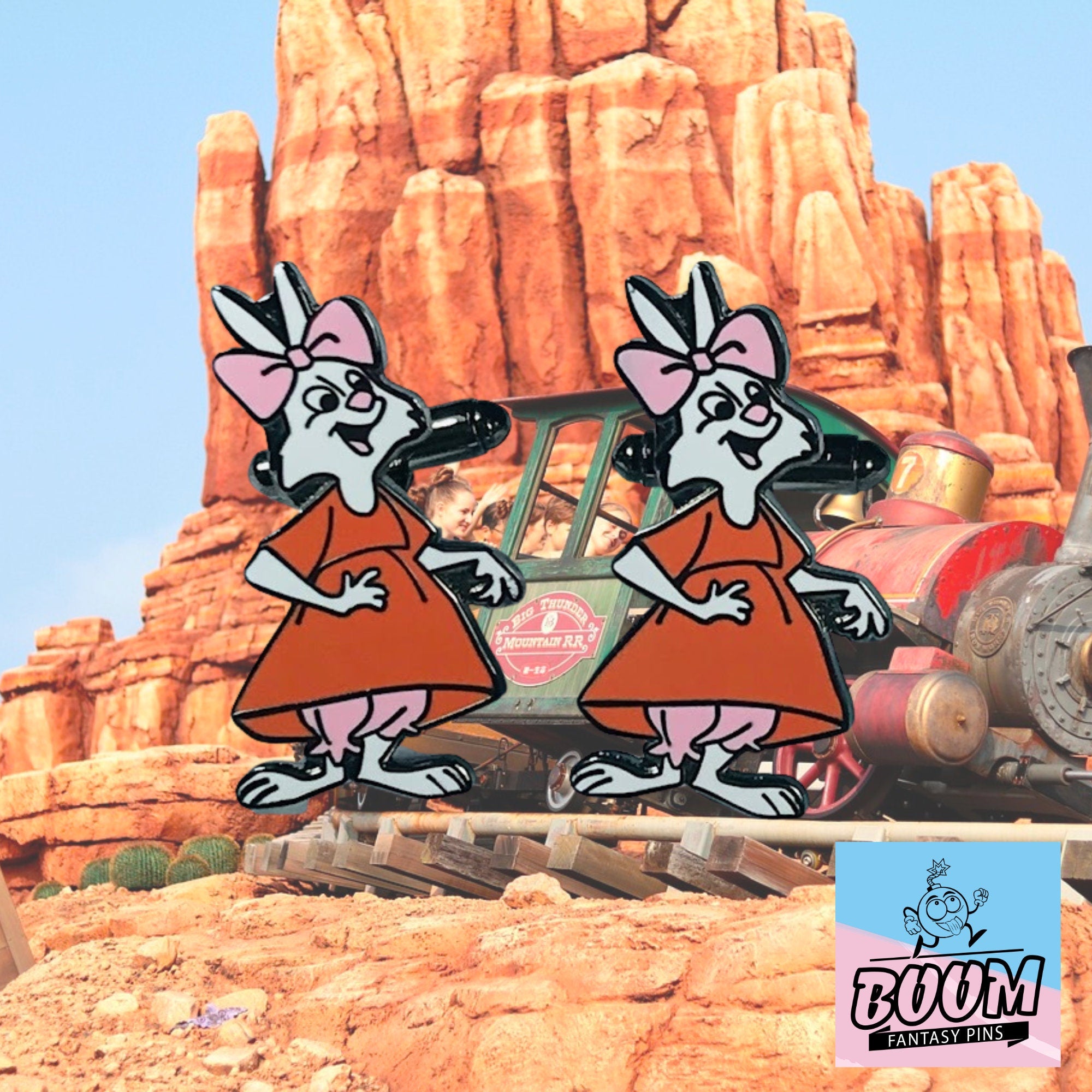Cufflinks – Sis Bunny from Robin Hood – Disney Fantasy