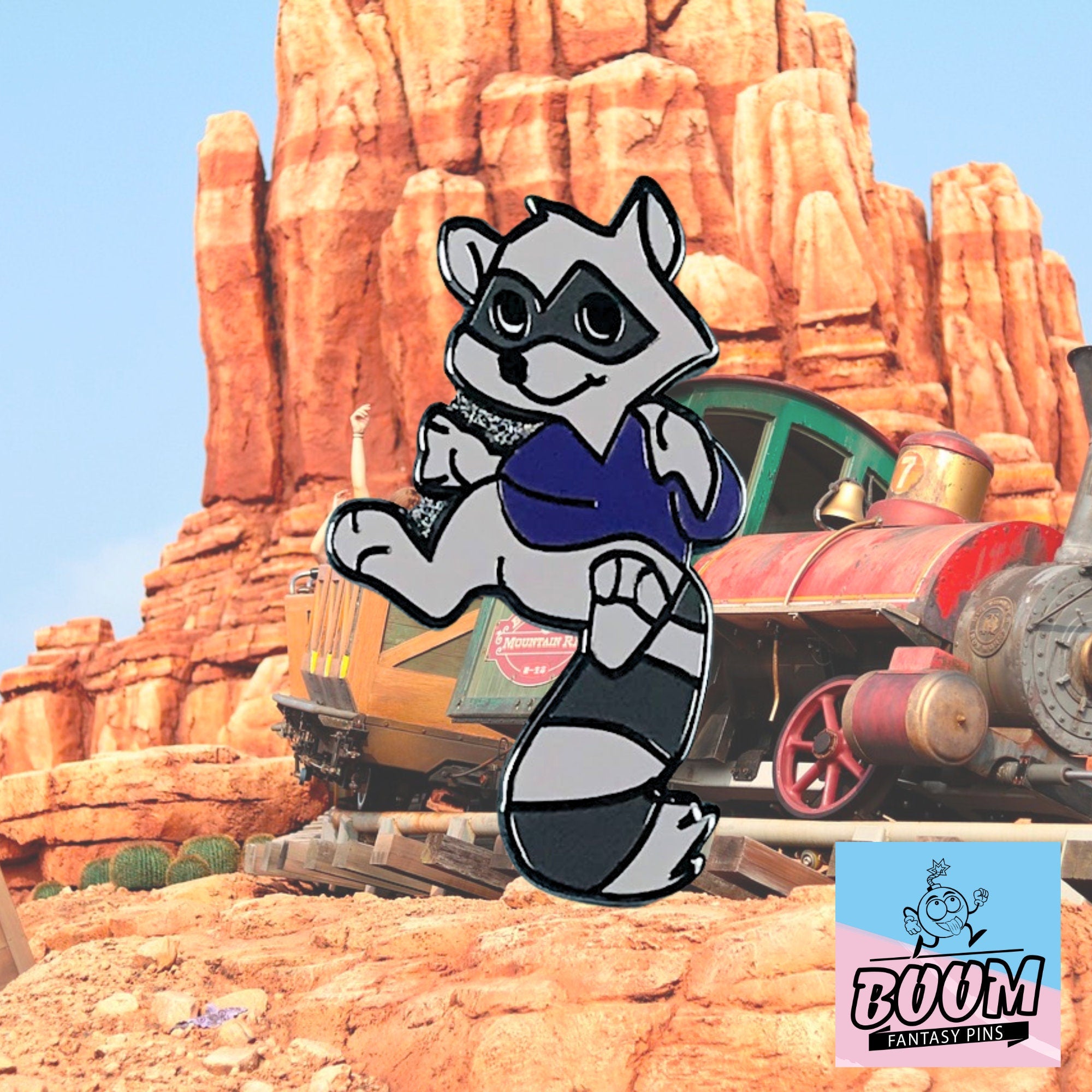 Pin – Mapache de Robin Hood Disney Fantasy