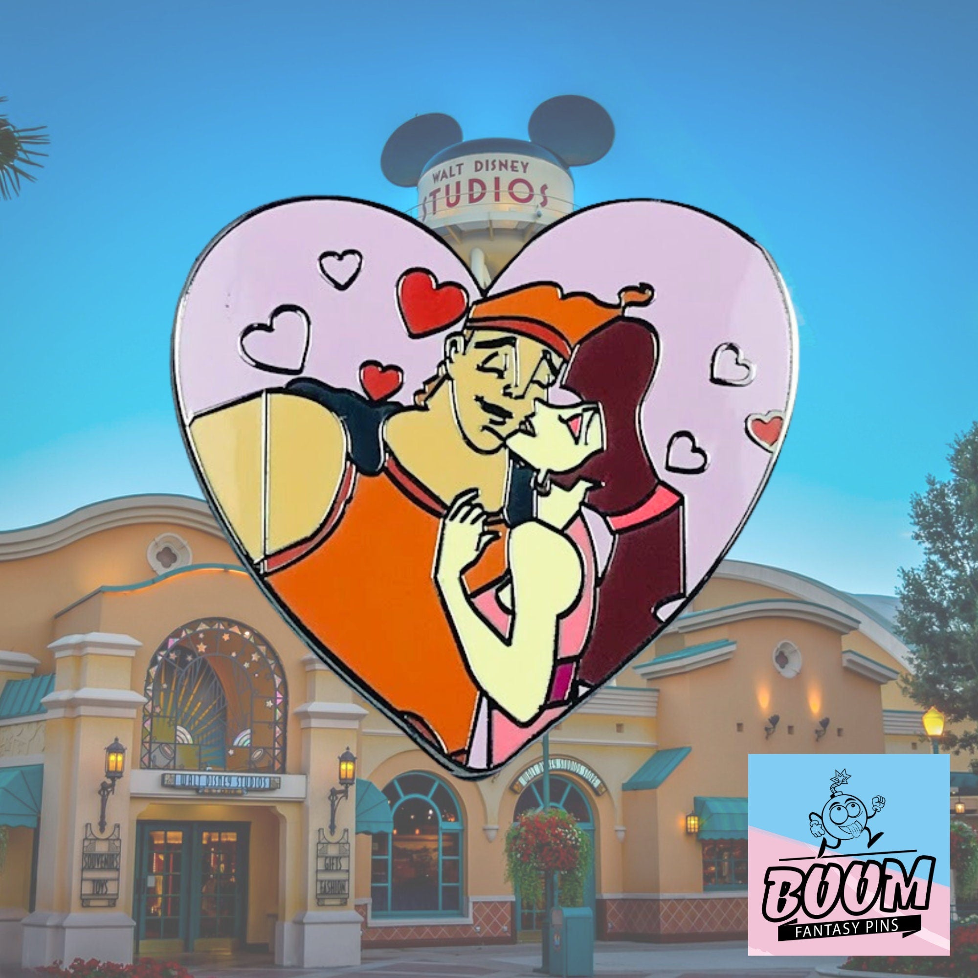Pin's – Hercule et Mégara du film Hercule – Disney Fantasy