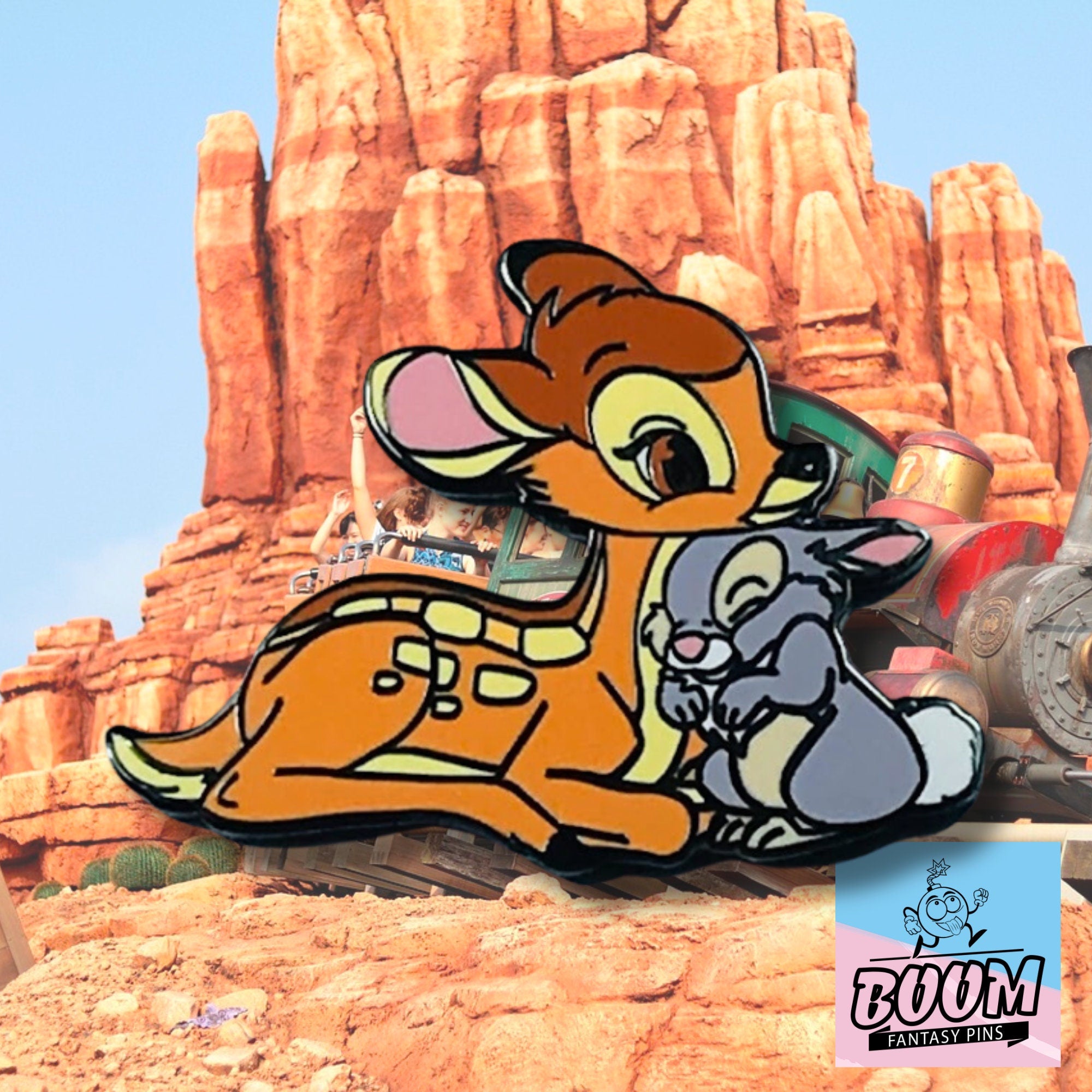 Pin – Bambi and Thumper from Bambi – Disney Fantasy