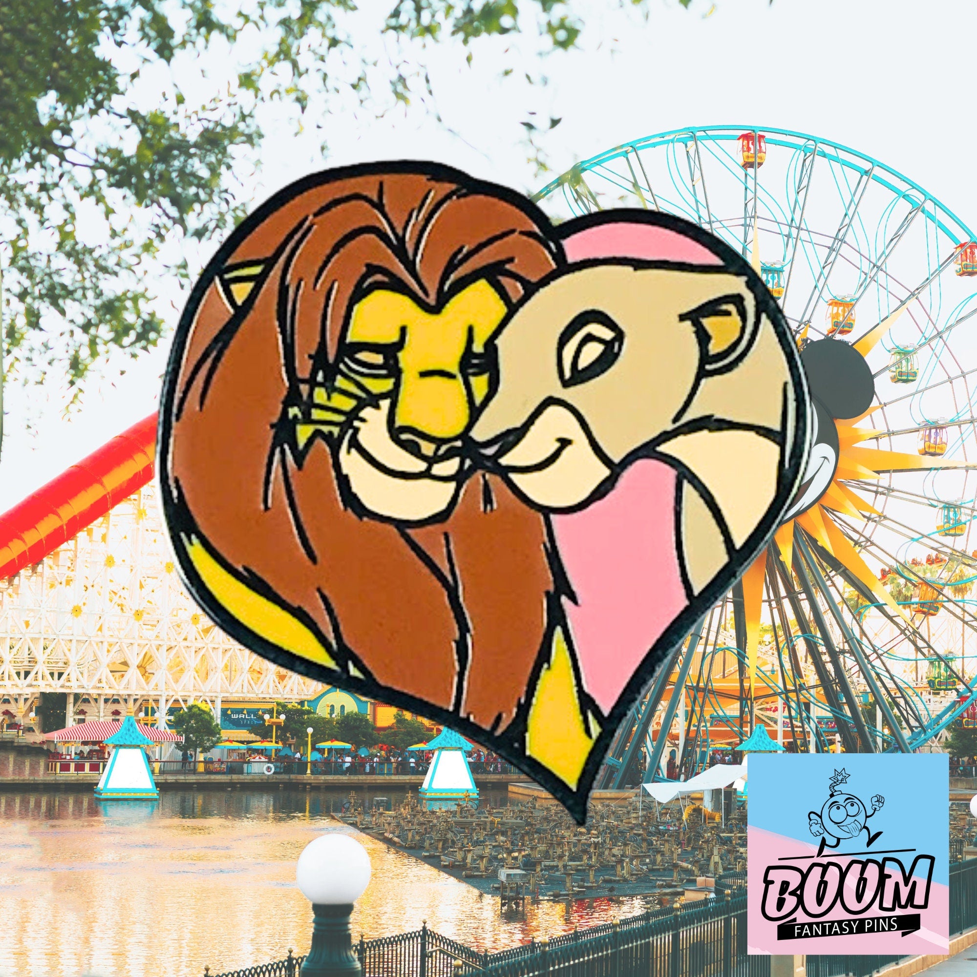 Pin's – Simba, Nala et Zazu du Roi Lion – Disney Fantasy