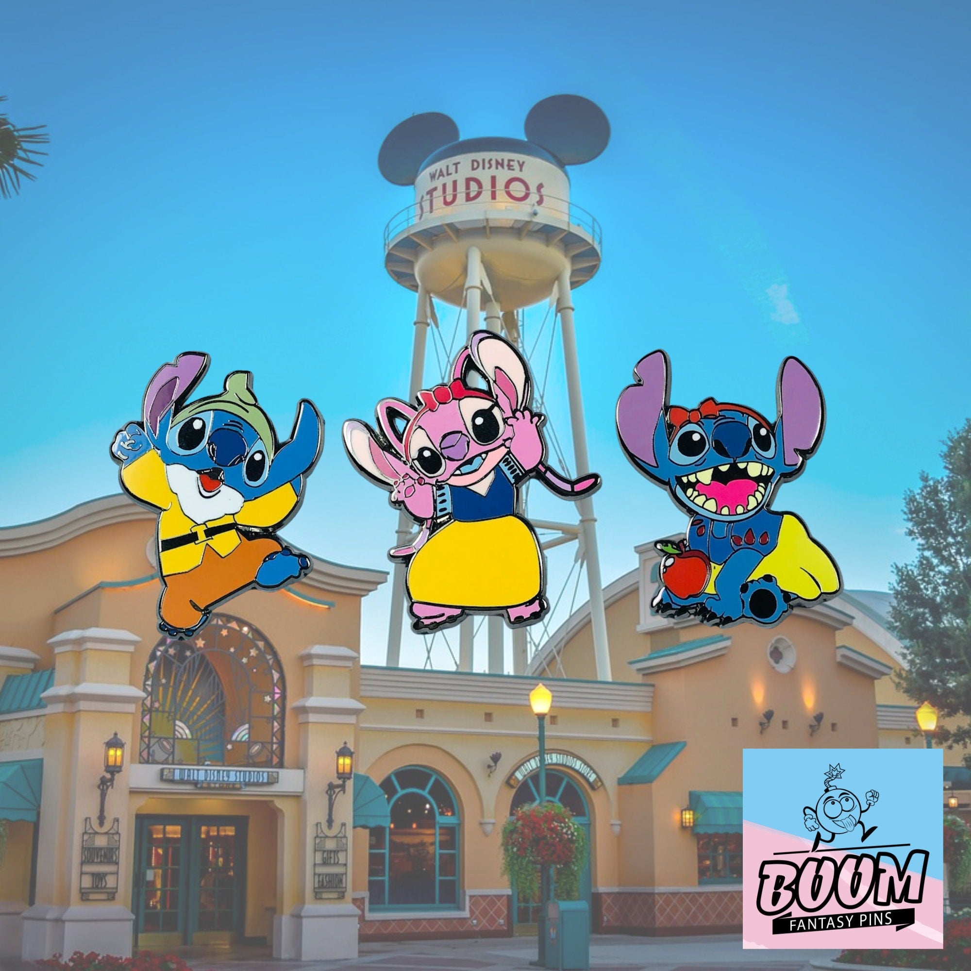 Pin – Stitch y Ángel de Lilo &amp; Stitch – Disney Fantasy