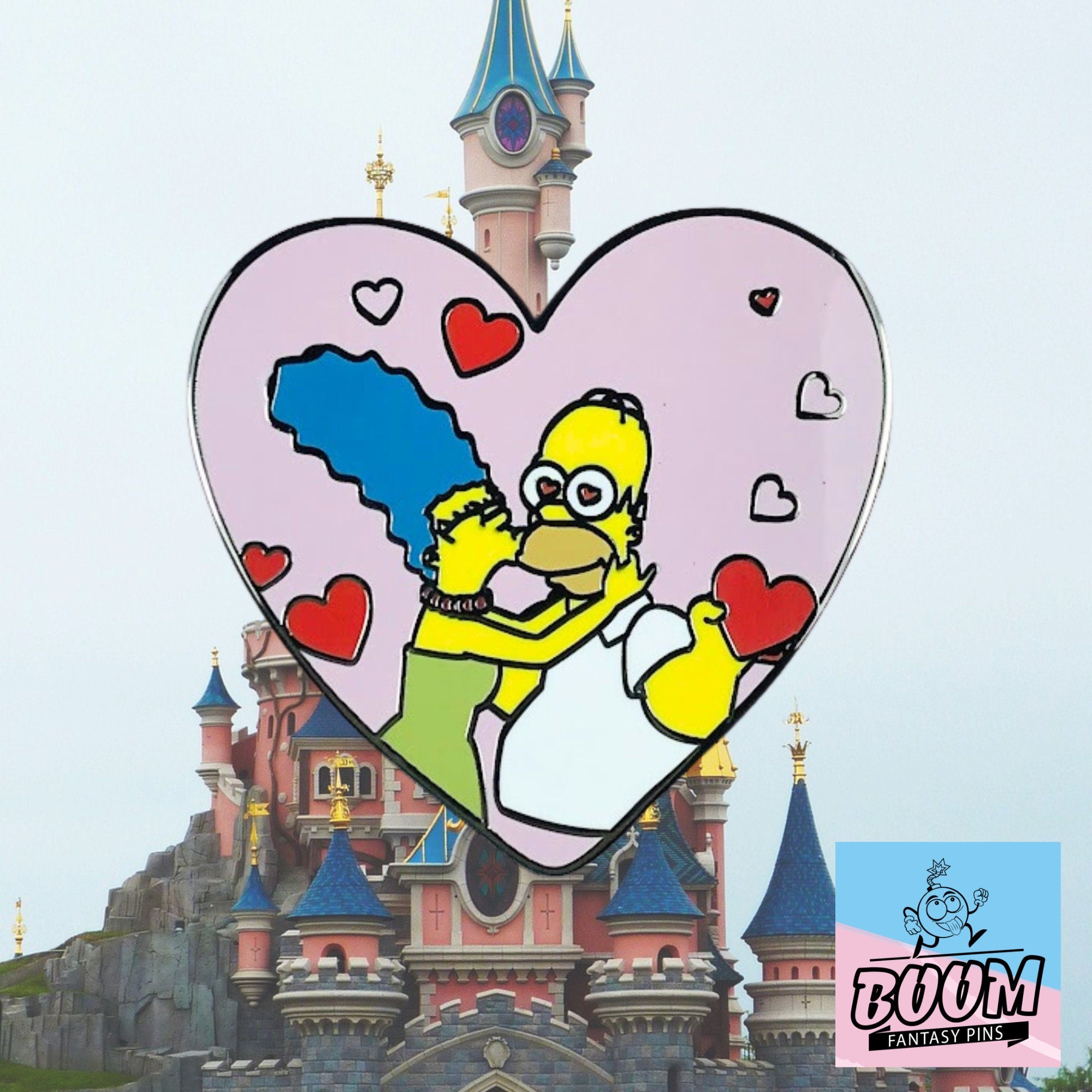 Pin – Homer Simpson y Marge Simpson de Los Simpson – Disney Fantasy