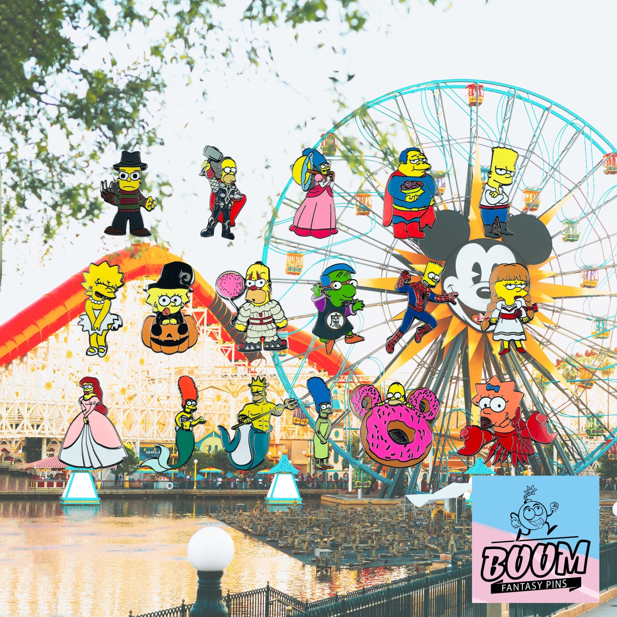 Pin's – Homer Simpson des Simpson – Disney Fantasy