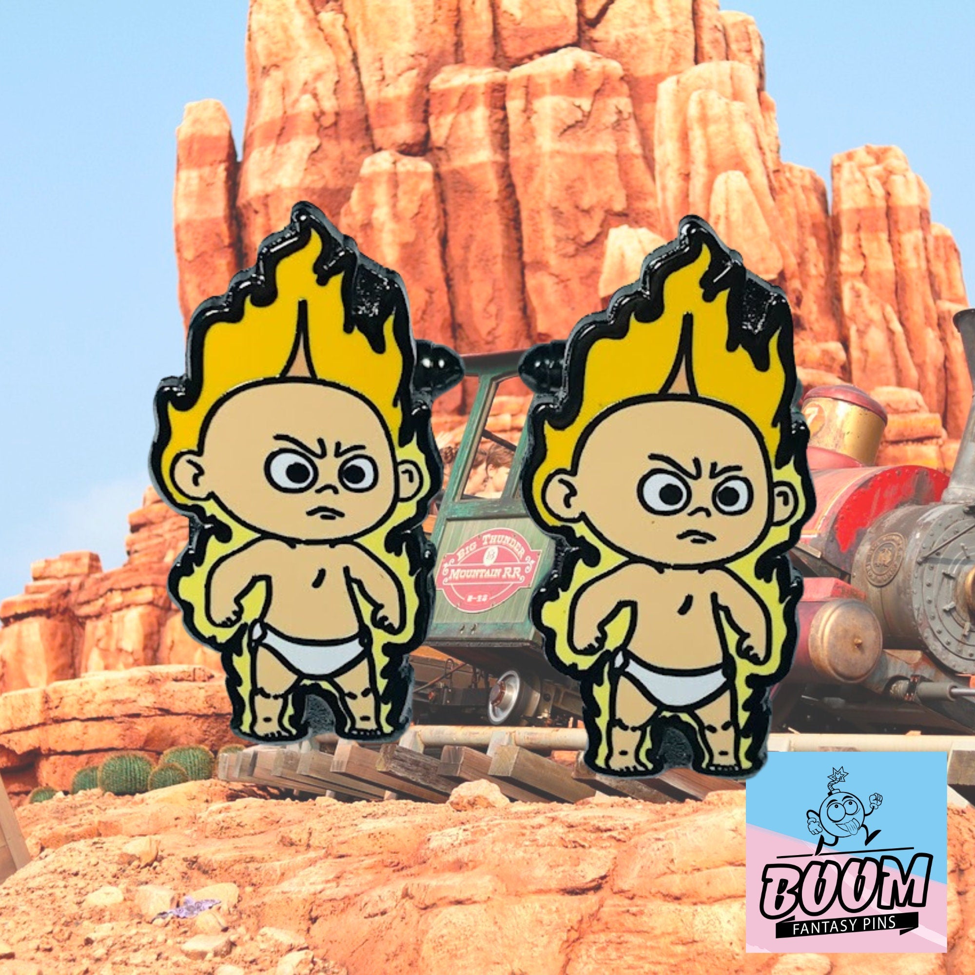 Boutons de manchette – Jack Jack Parr des Indestructibles – Disney Fantasy