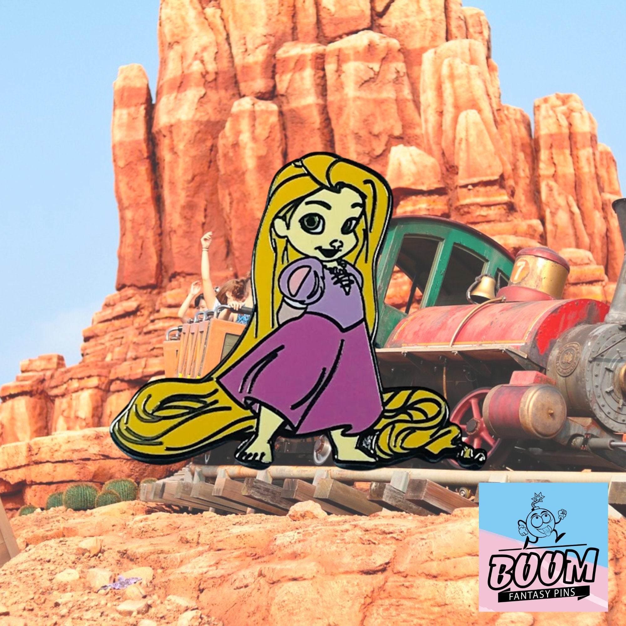 Pin's – Raiponce enfant du film Raiponce – Disney Fantasy