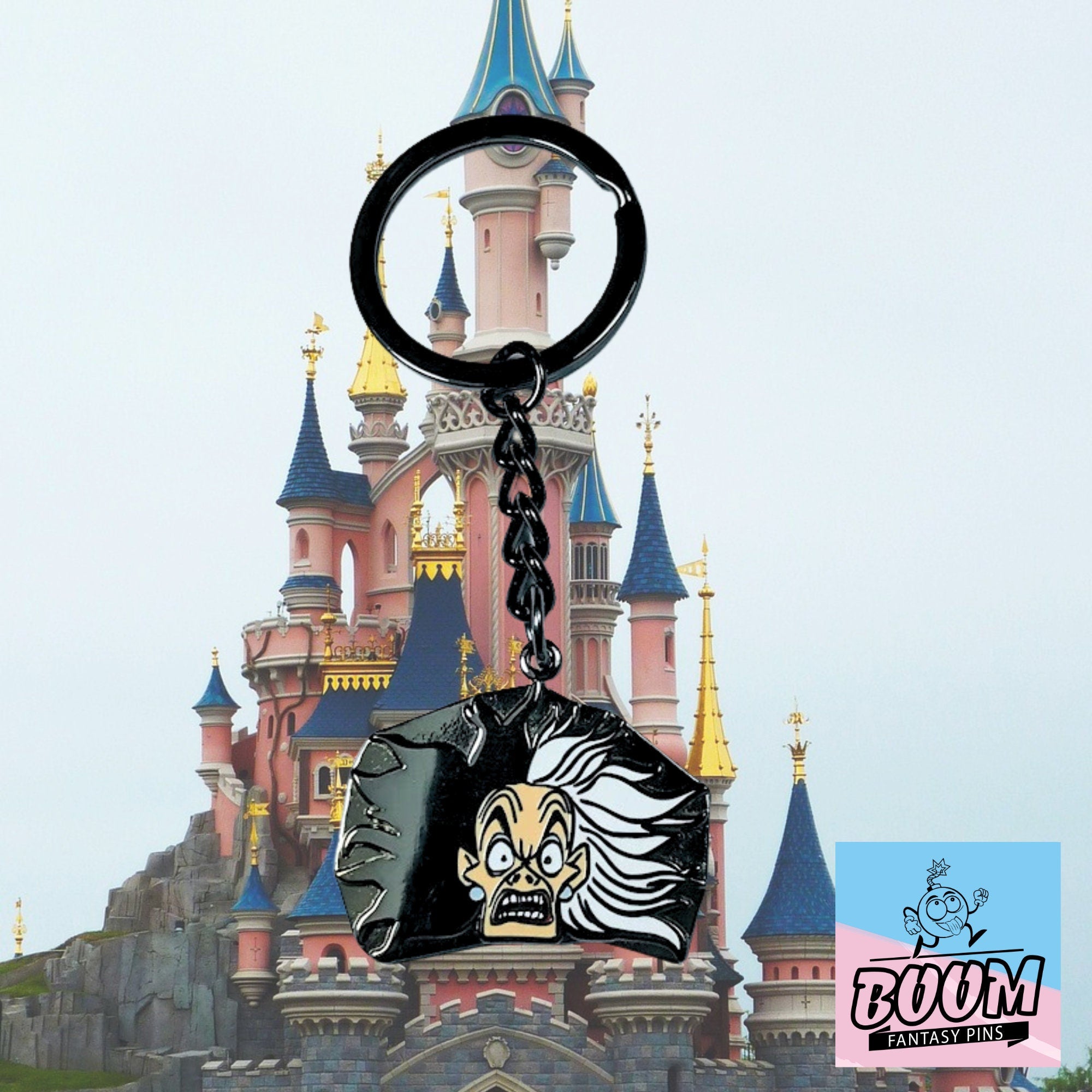 Llavero – Cruella De Vil de 101 Dálmatas – Disney Fantasy