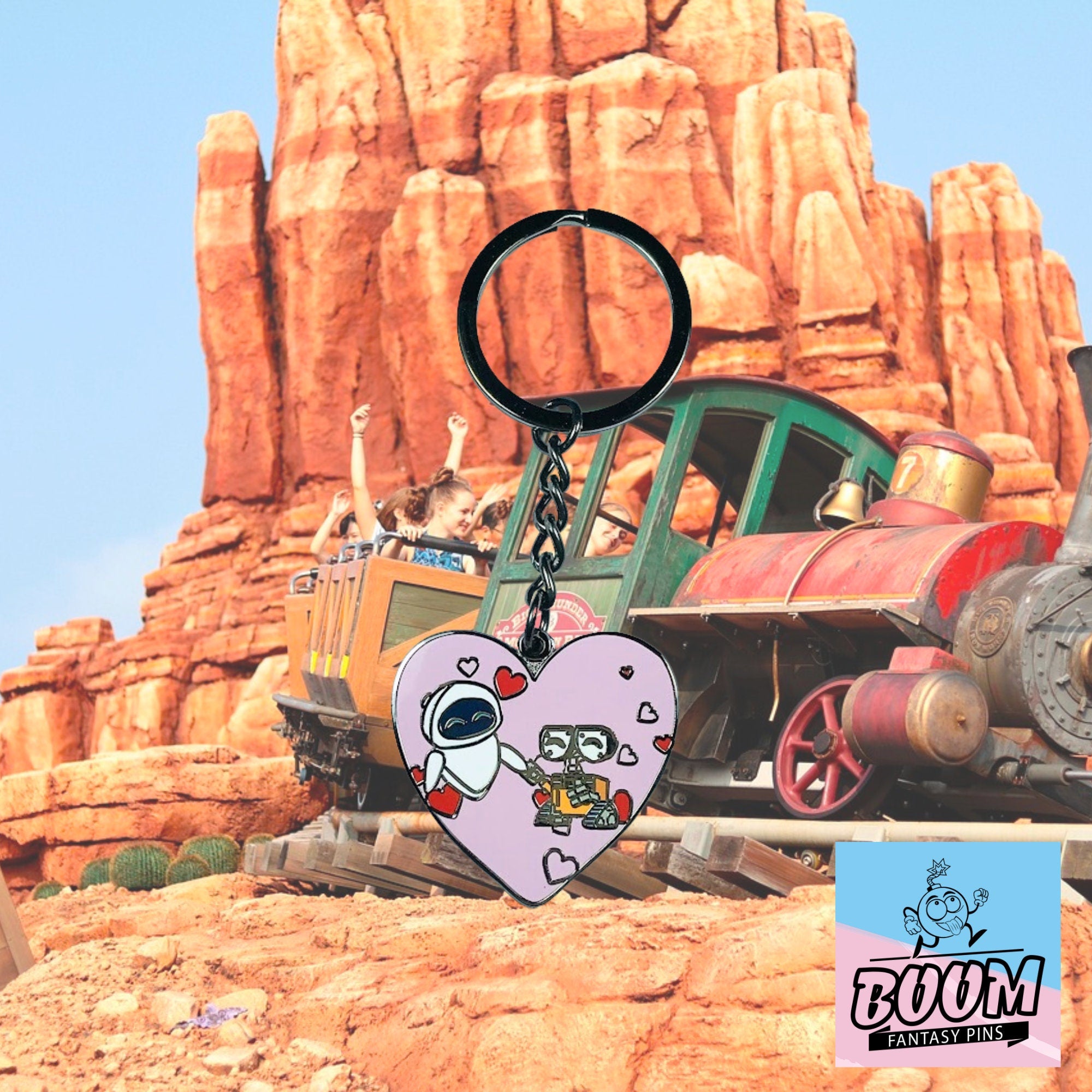 Porte-clés – WALL-E et EVE de WALL-E – Disney Fantasy