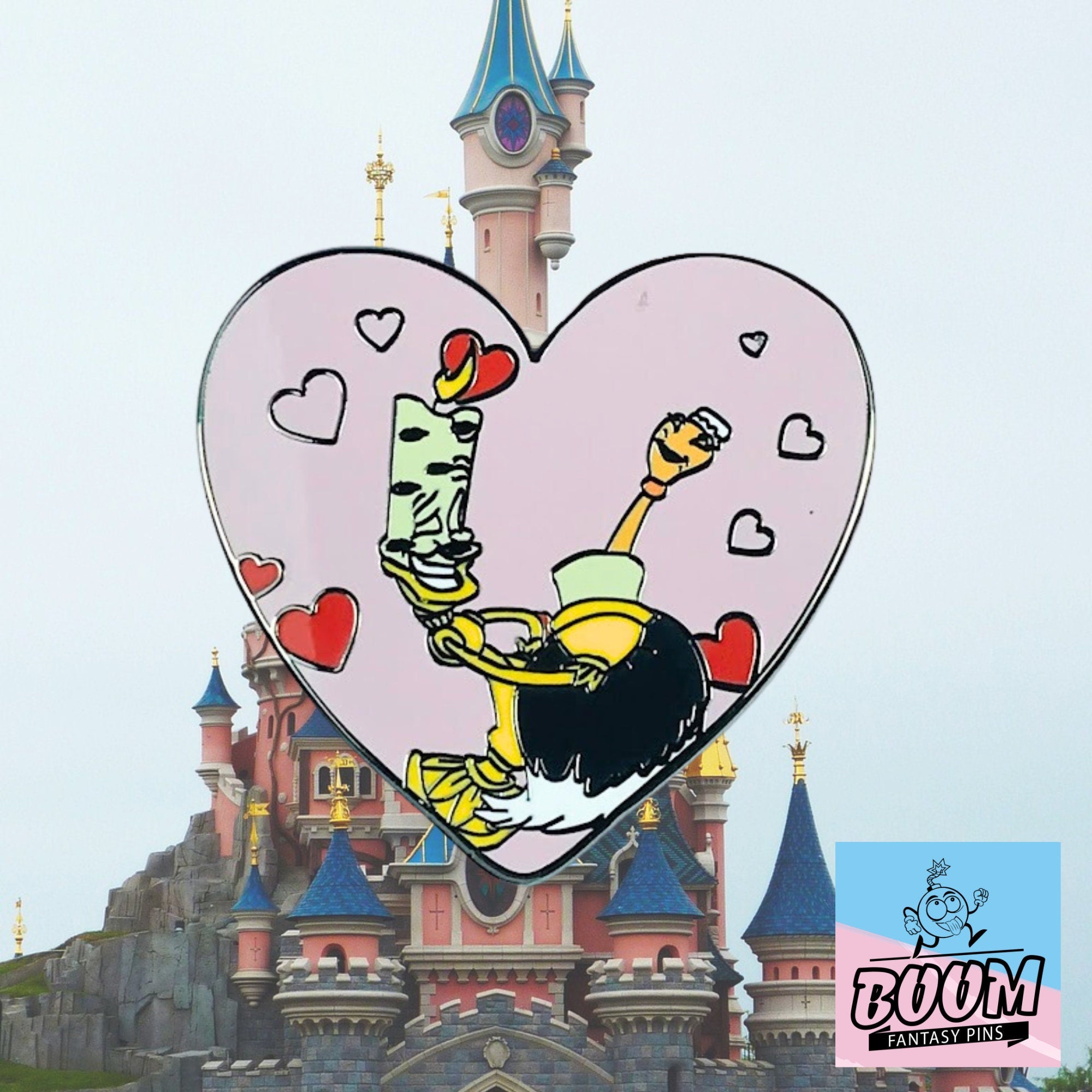 Pin's – Lumière et Babette de La Belle et la Bête – Disney Fantasy