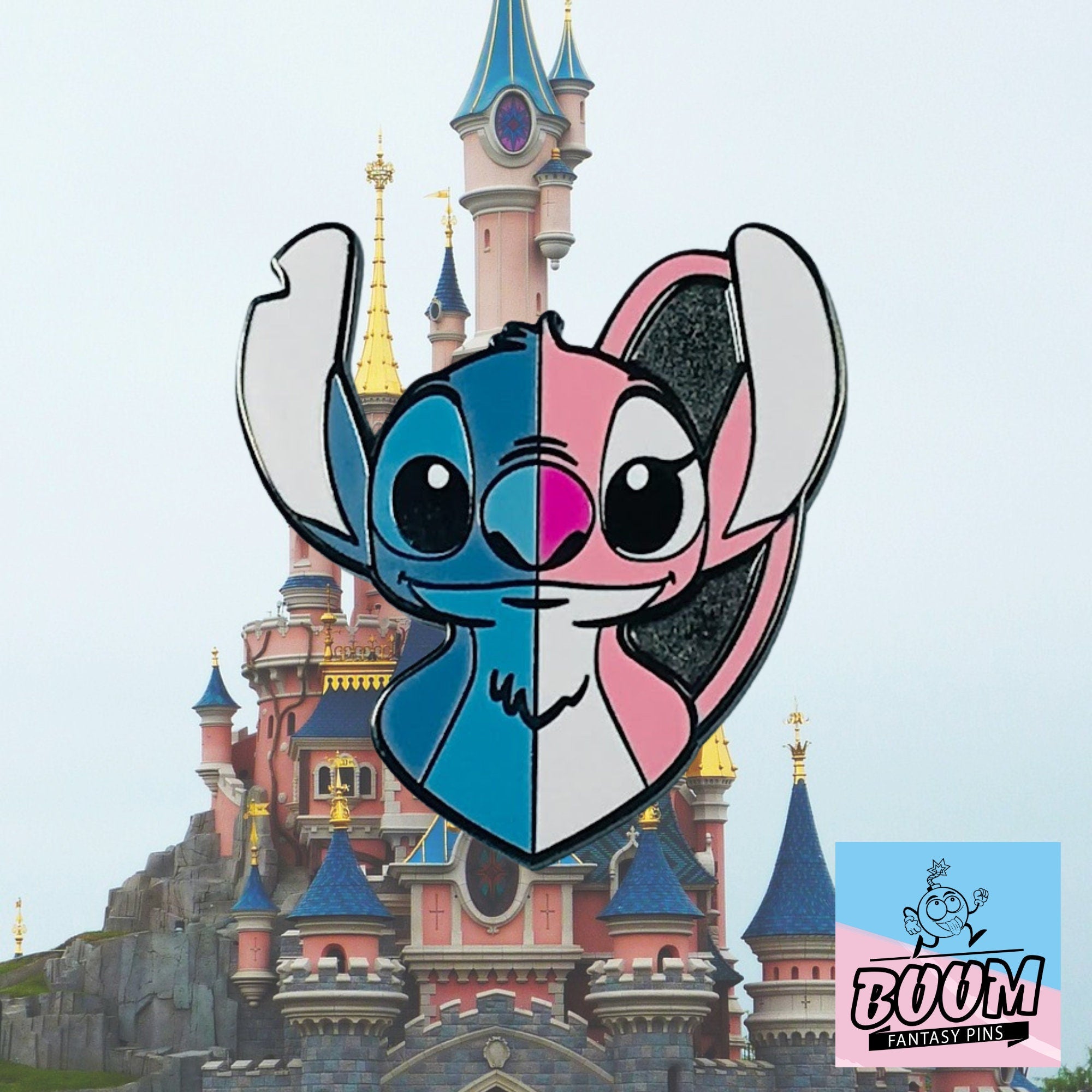 Pin – Stitch y Ángel de Lilo y Stitch – Disney Fantasy