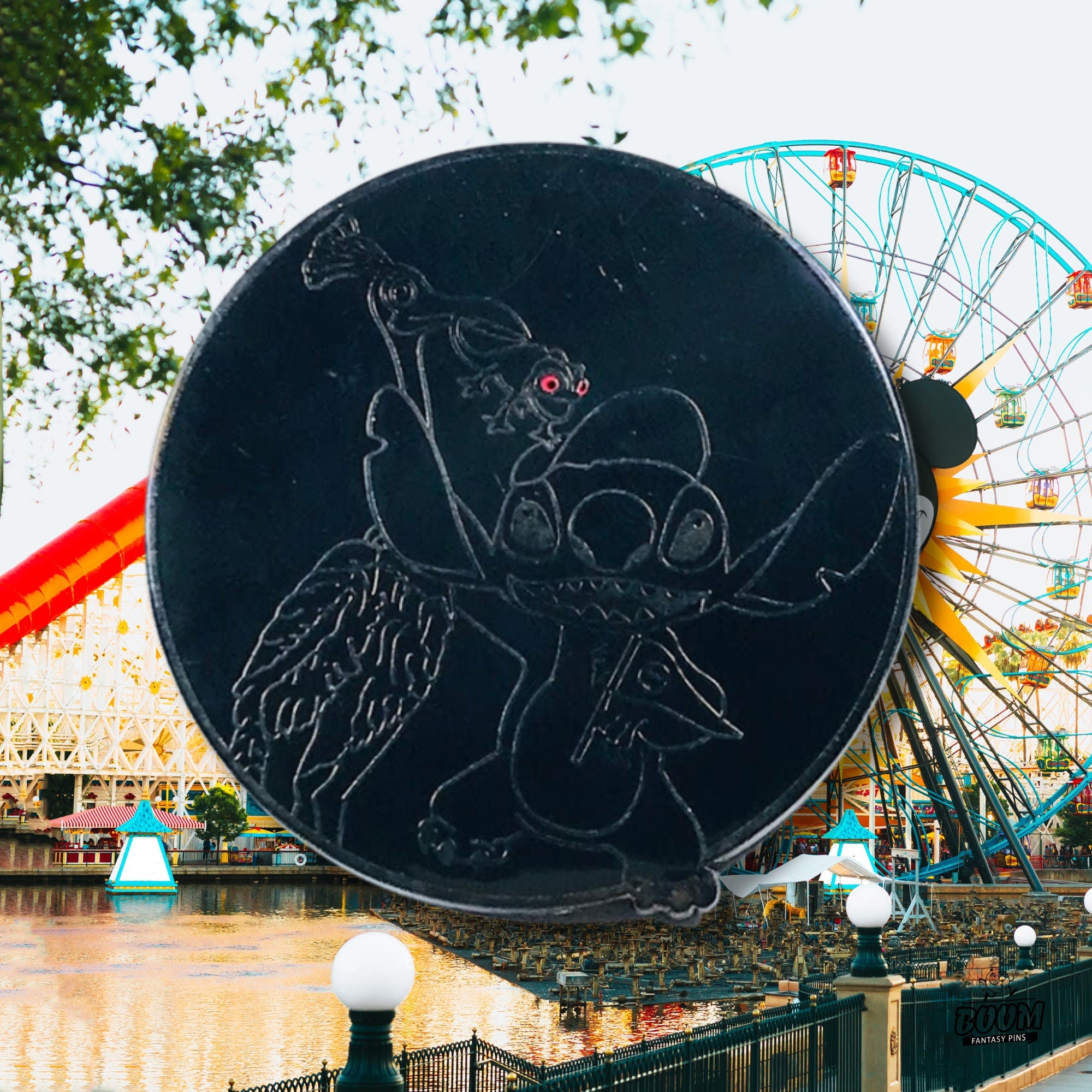 Pin – Stitch Pascal y Kevin de Lilo y Stitch Enredados Disney Fantasy