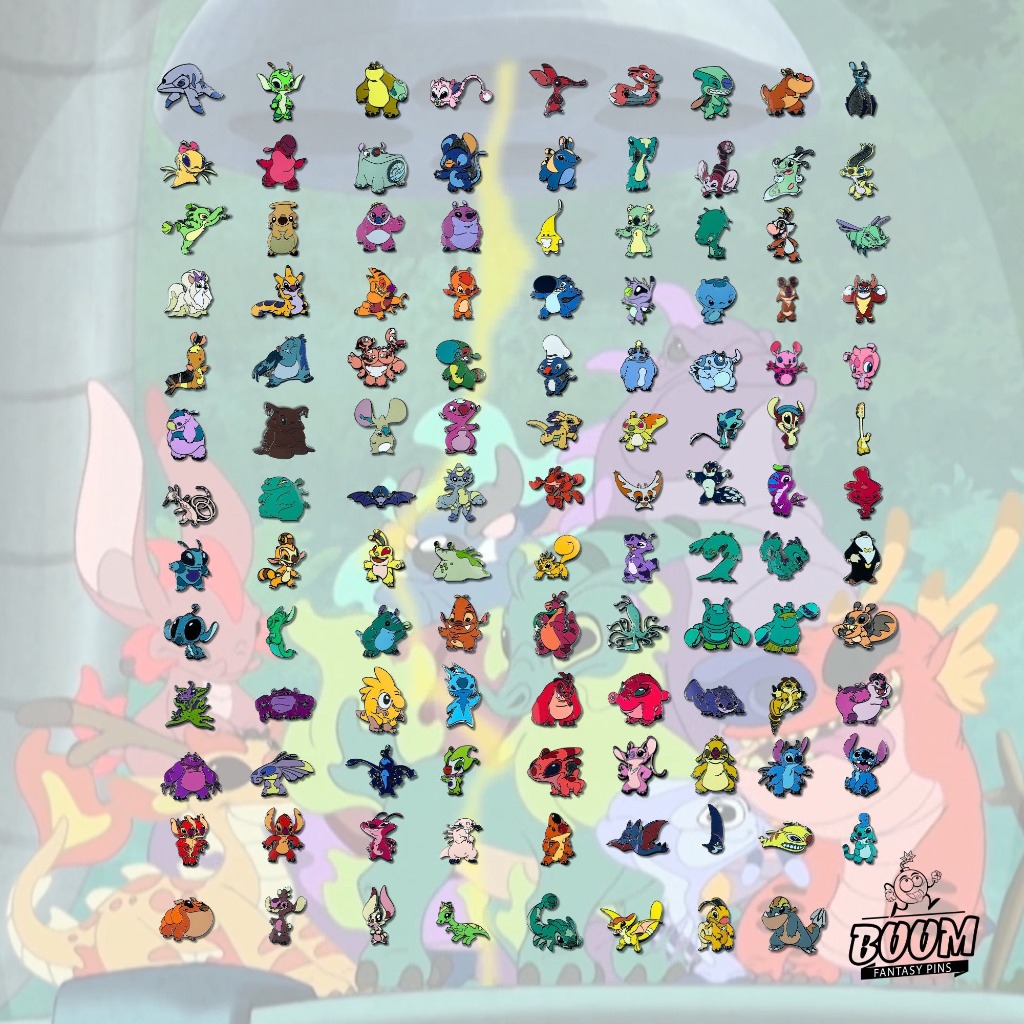 Pin – Stitch y experimentos de Lilo y Stitch – Disney Fantasy