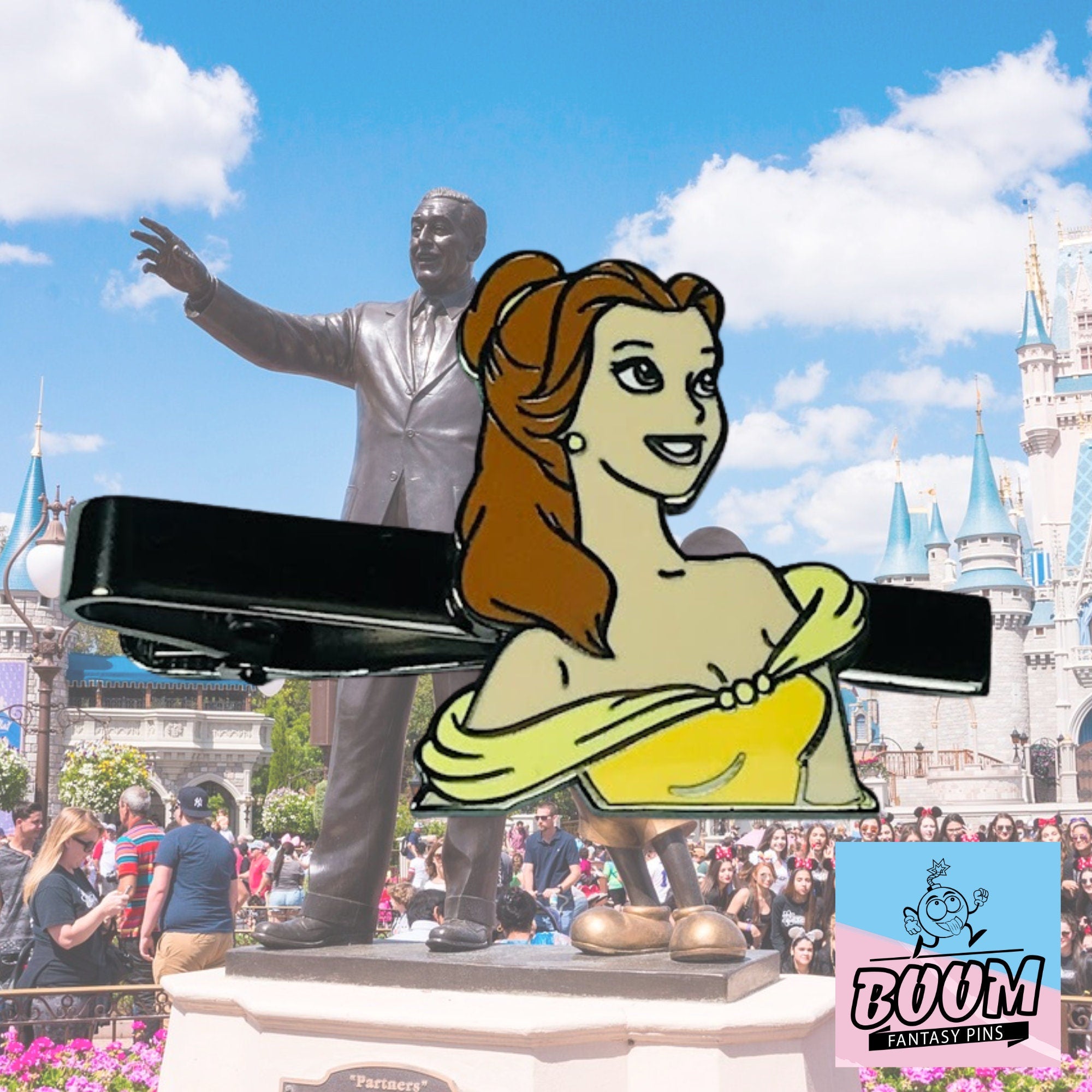 Pinza de corbata – Bella de La Bella y la Bestia – Disney Fantasy