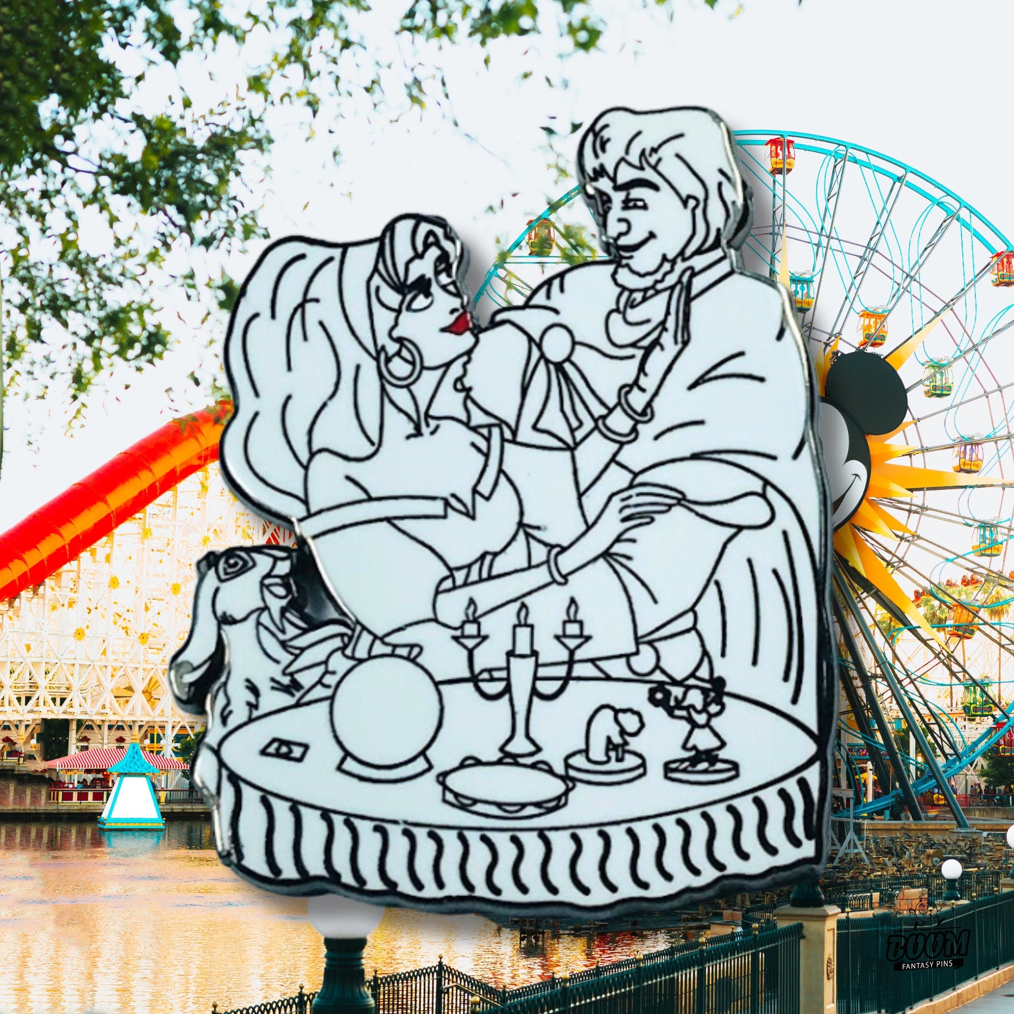 Pin – Esmeralda y el Capitán Febo de El Jorobado de Notre Dame – Disney Fantasy