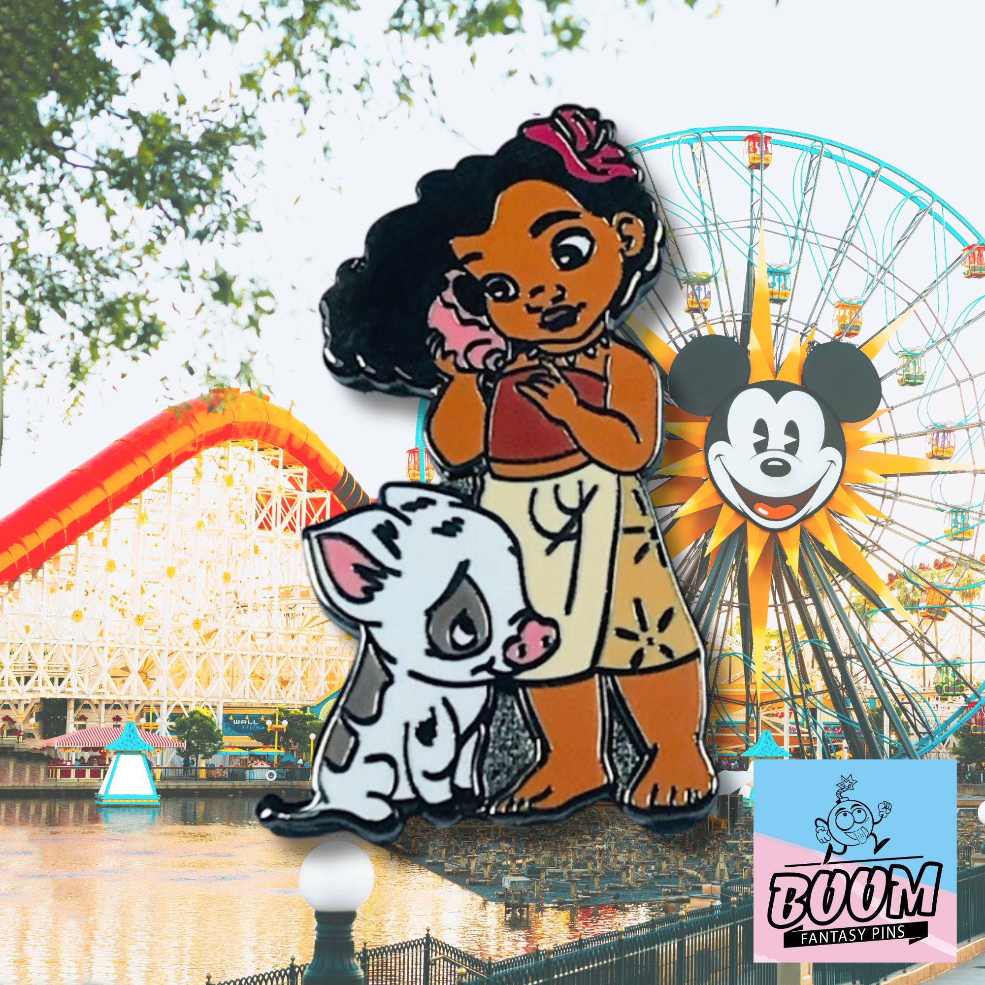 Pin – Moana as Kid and Pua from Moana – Disney Fantasy