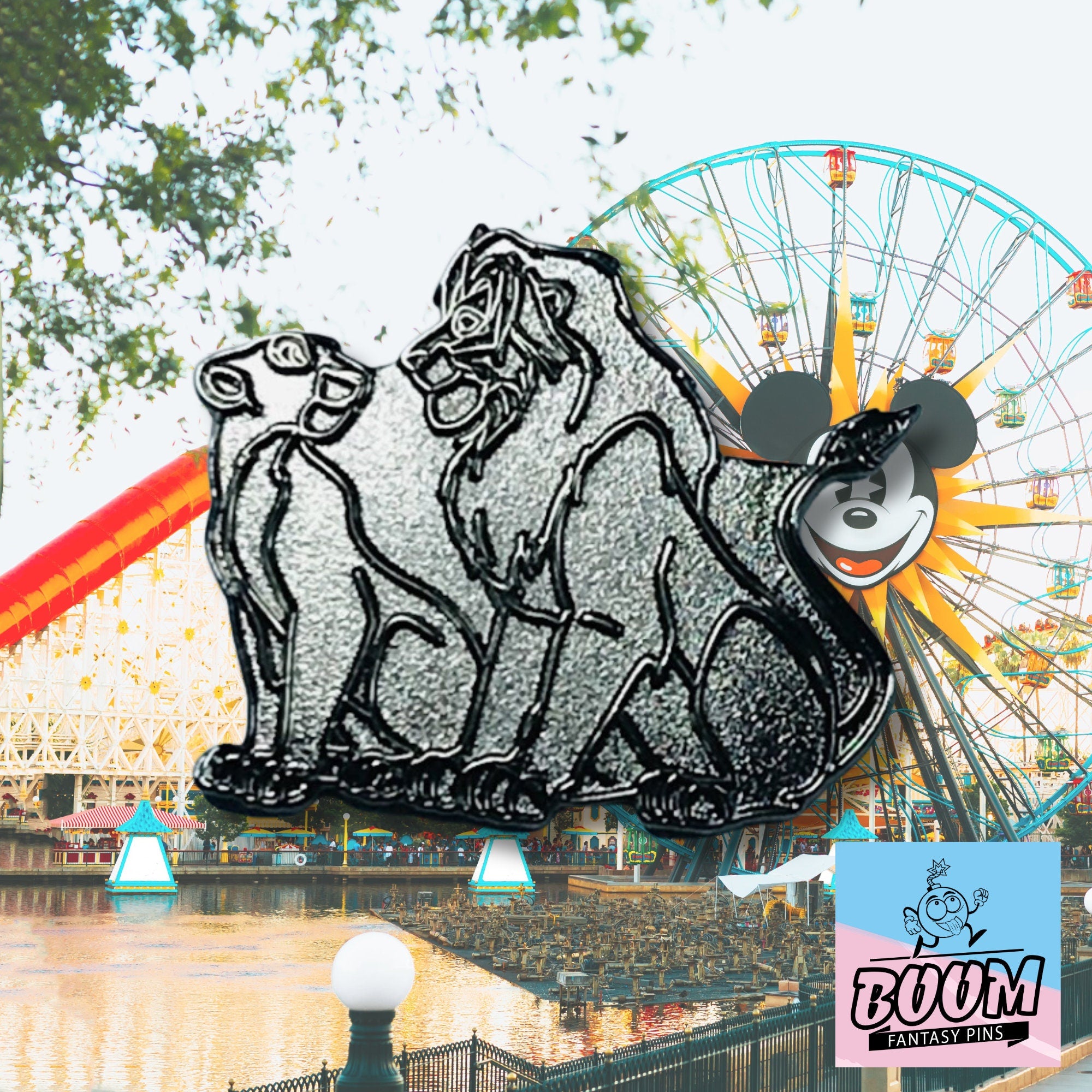 Pin – Simba y Nala de El Rey León – Disney Fantasy