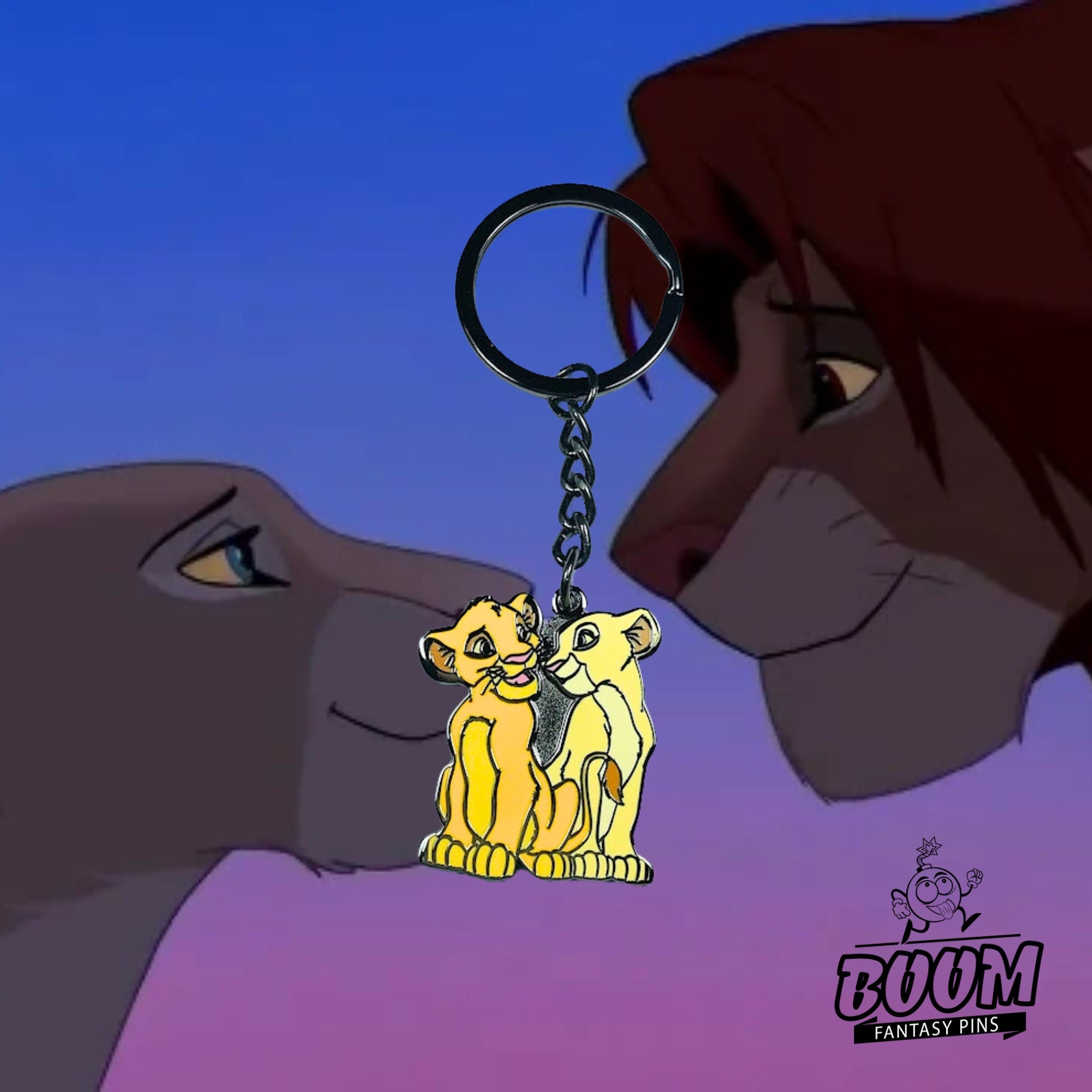 Llavero – Simba y Nala de El Rey León – Disney Fantasy