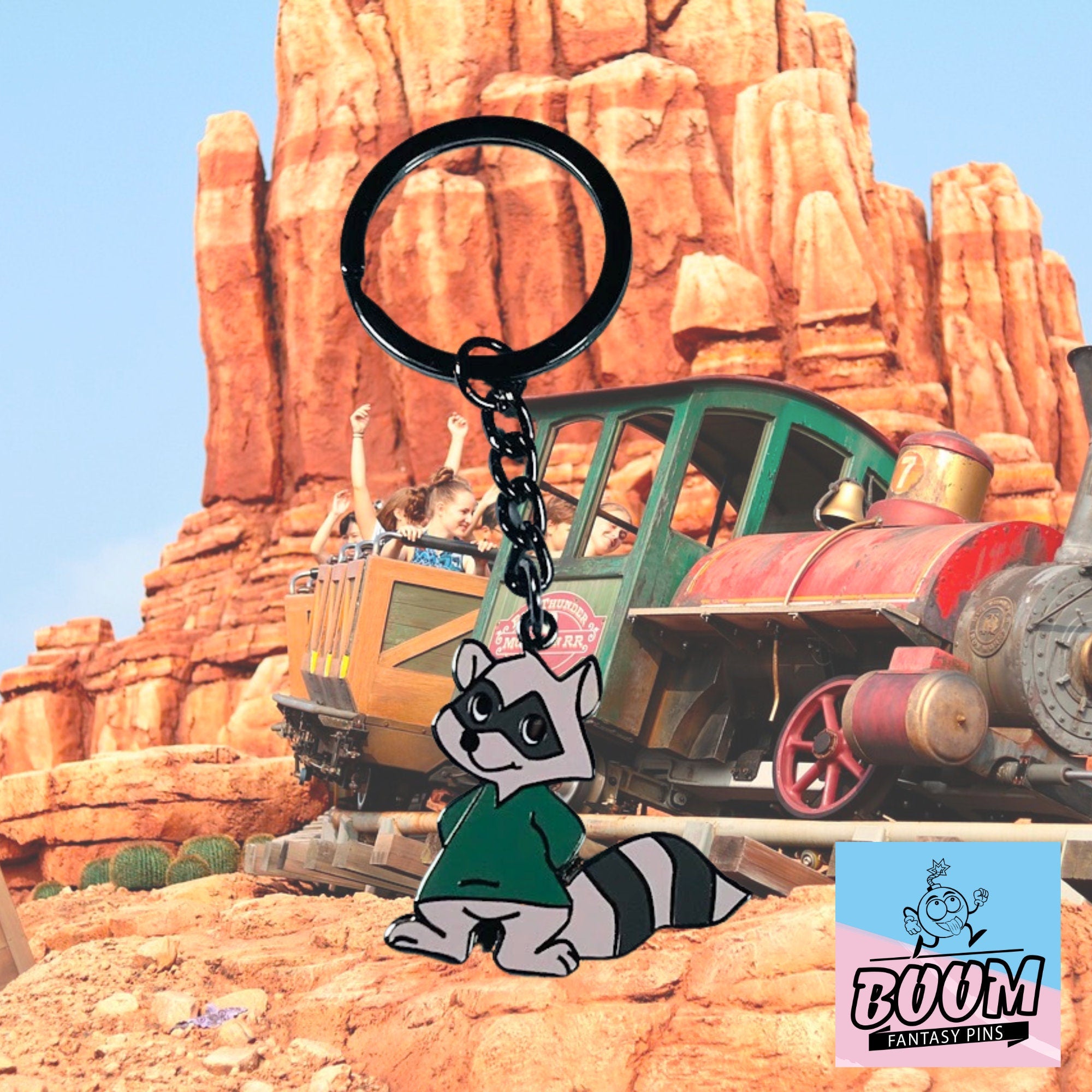 Llavero – Trigger el Mapache de Robin Hood – Disney Fantasy