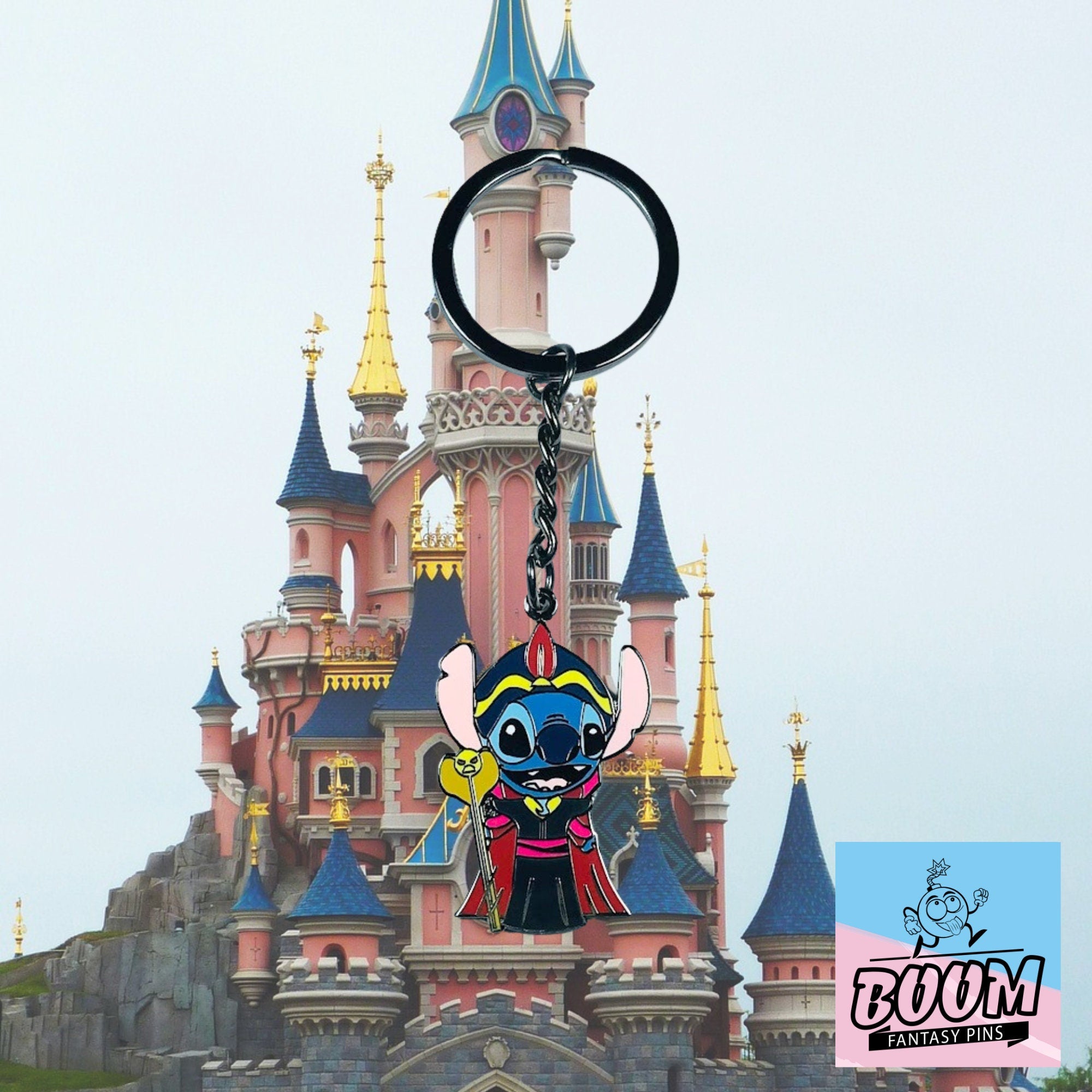 Llavero – Stitch como Jafar de Lilo y Stitch – Disney Fantasy