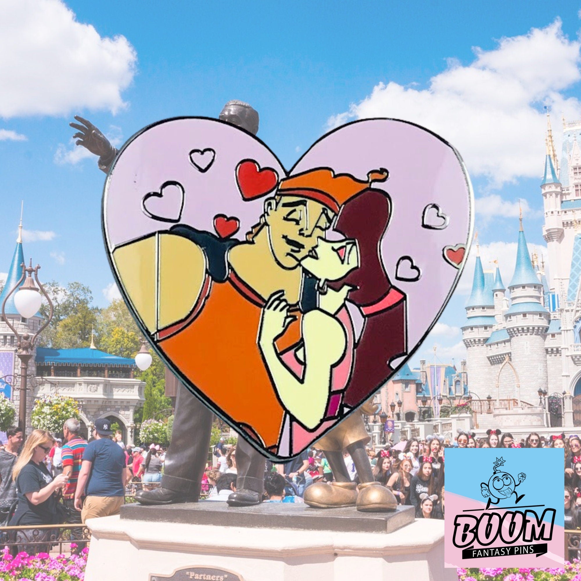 Pin's – Hercule et Mégara du film Hercule – Disney Fantasy