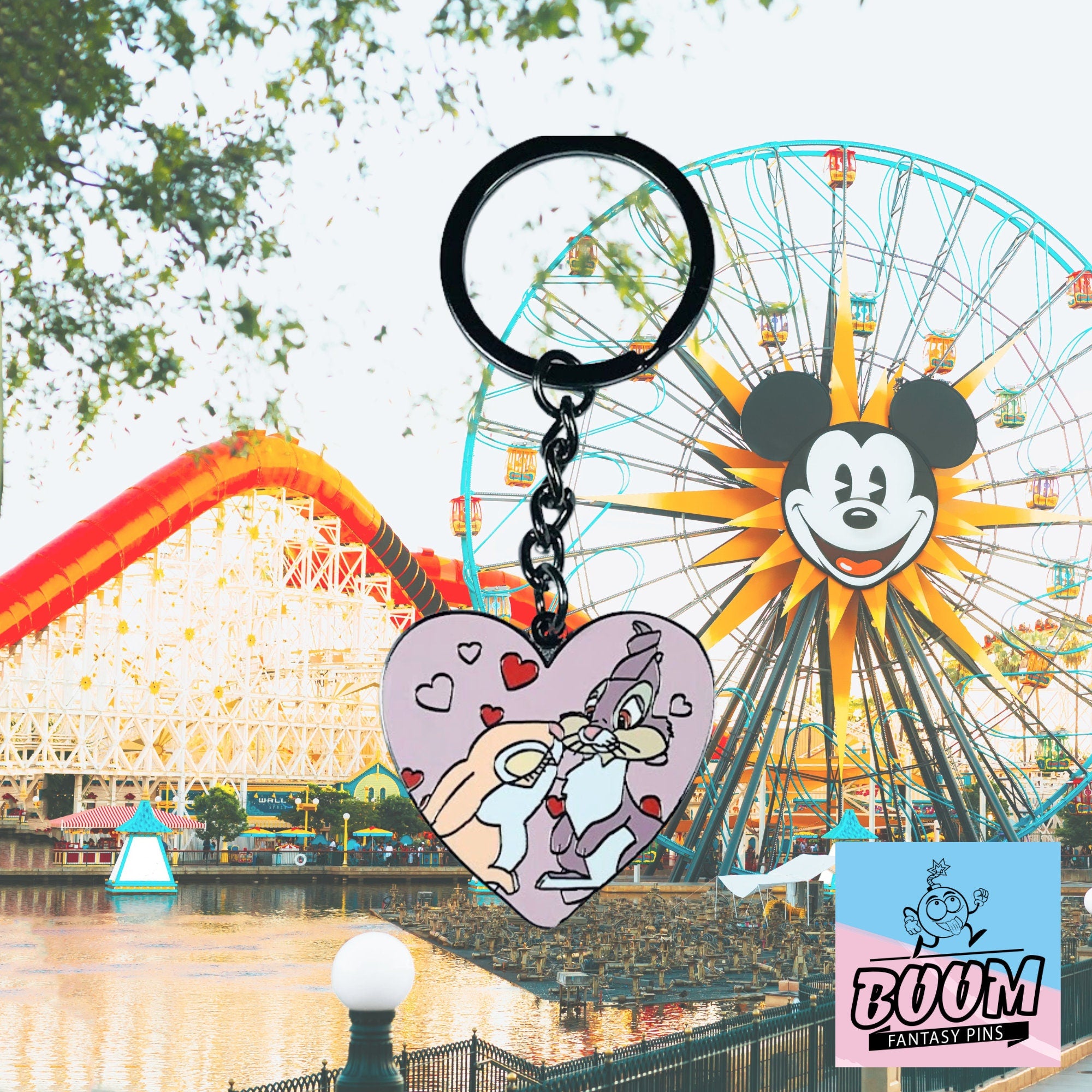 Porte-clés – Panpan et Miss Bunny de Bambi – Disney Fantasy