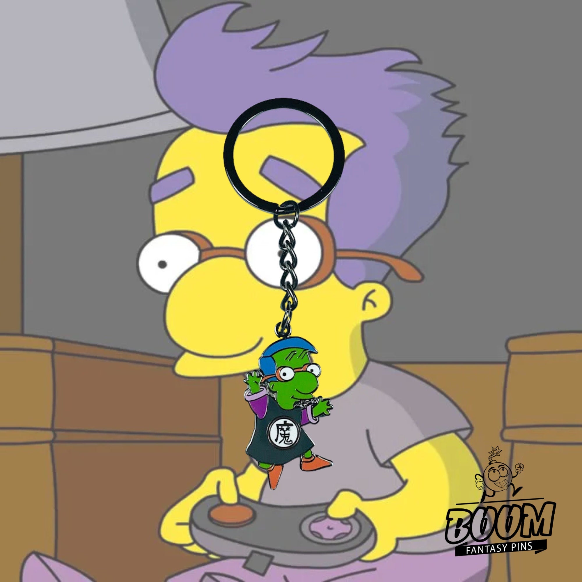 Llavero de Milhouse Van Houten de Los Simpsons (franquicia de Los Simpsons)