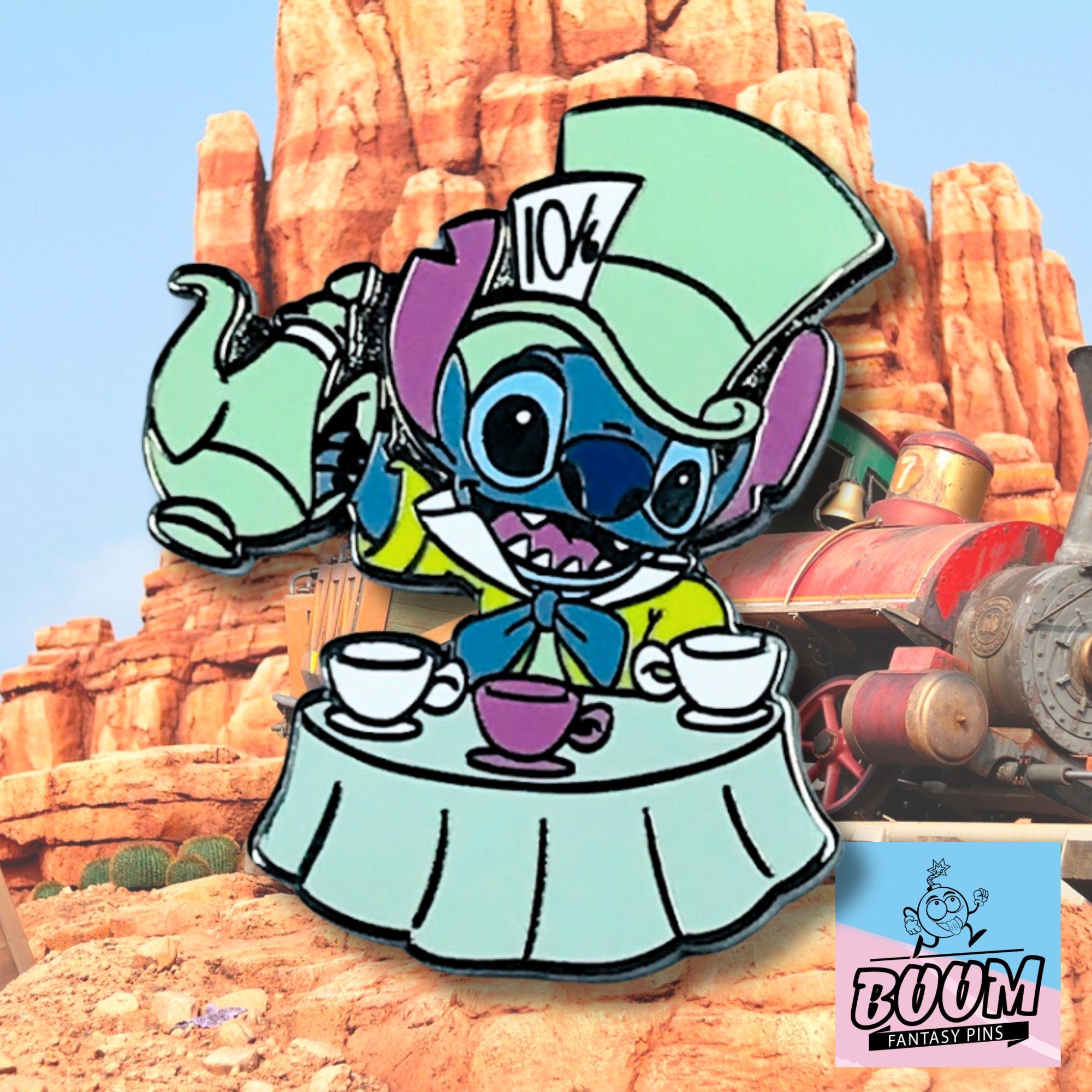 Pin – Stitch como el Sombrerero Loco de Lilo y Stitch – Disney Fantasy