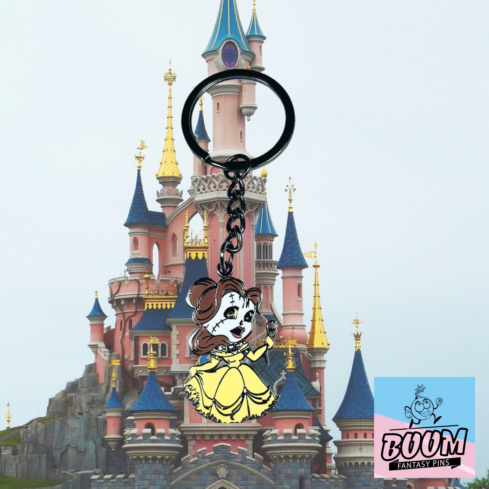 Porte-clés – Belle de La Belle et la Bête – Disney Fantasy