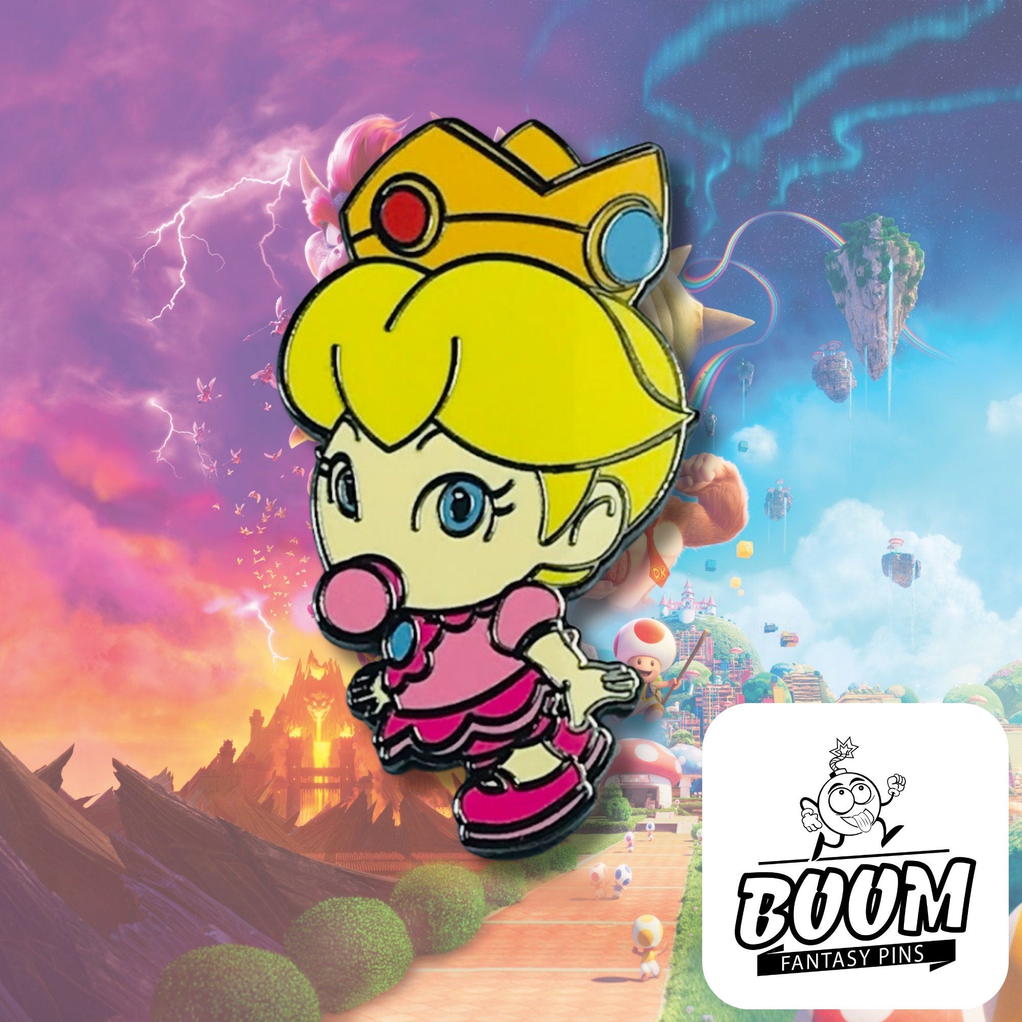 Pin's – Bébé Princesse Peach de Mario Bros – Disney Fantasy