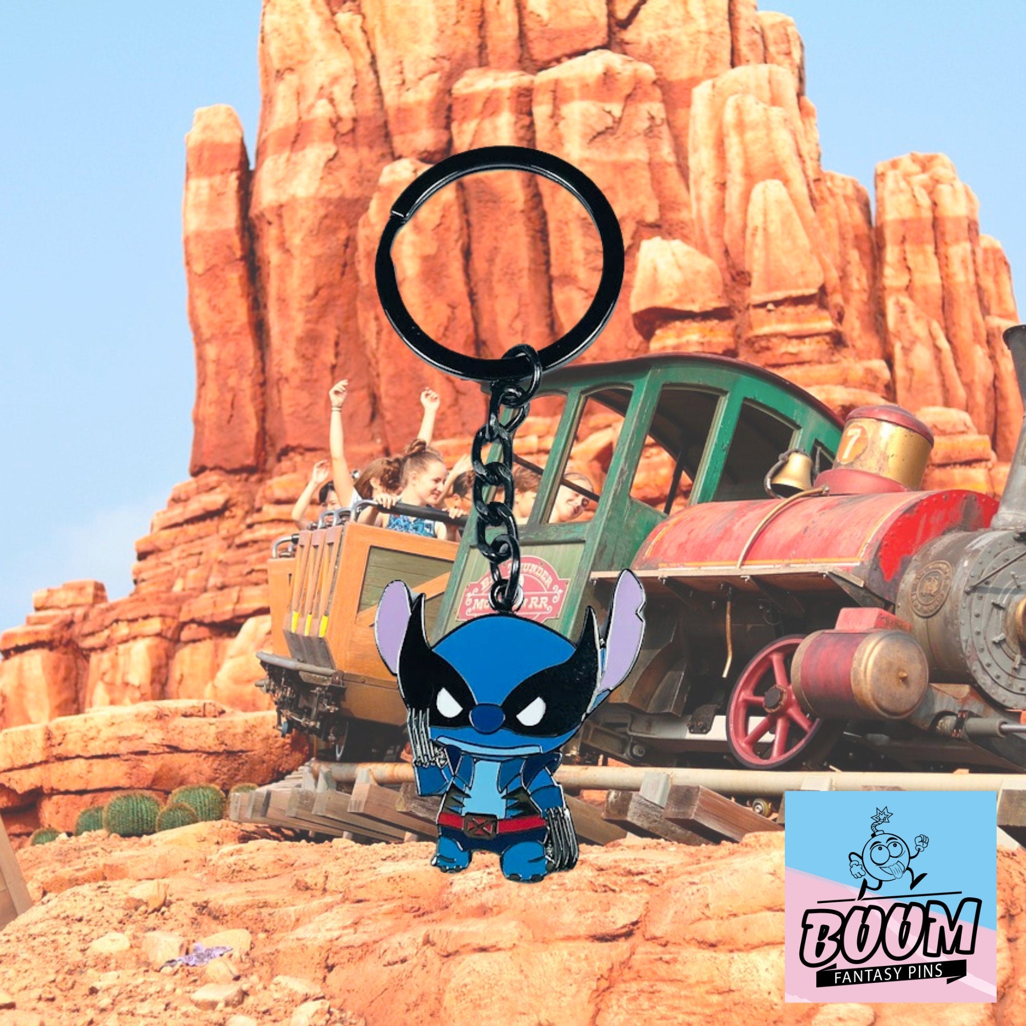 Llavero – Experimento 626 Stitch como Lobezno de Lilo y Stitch – Disney Fantasy