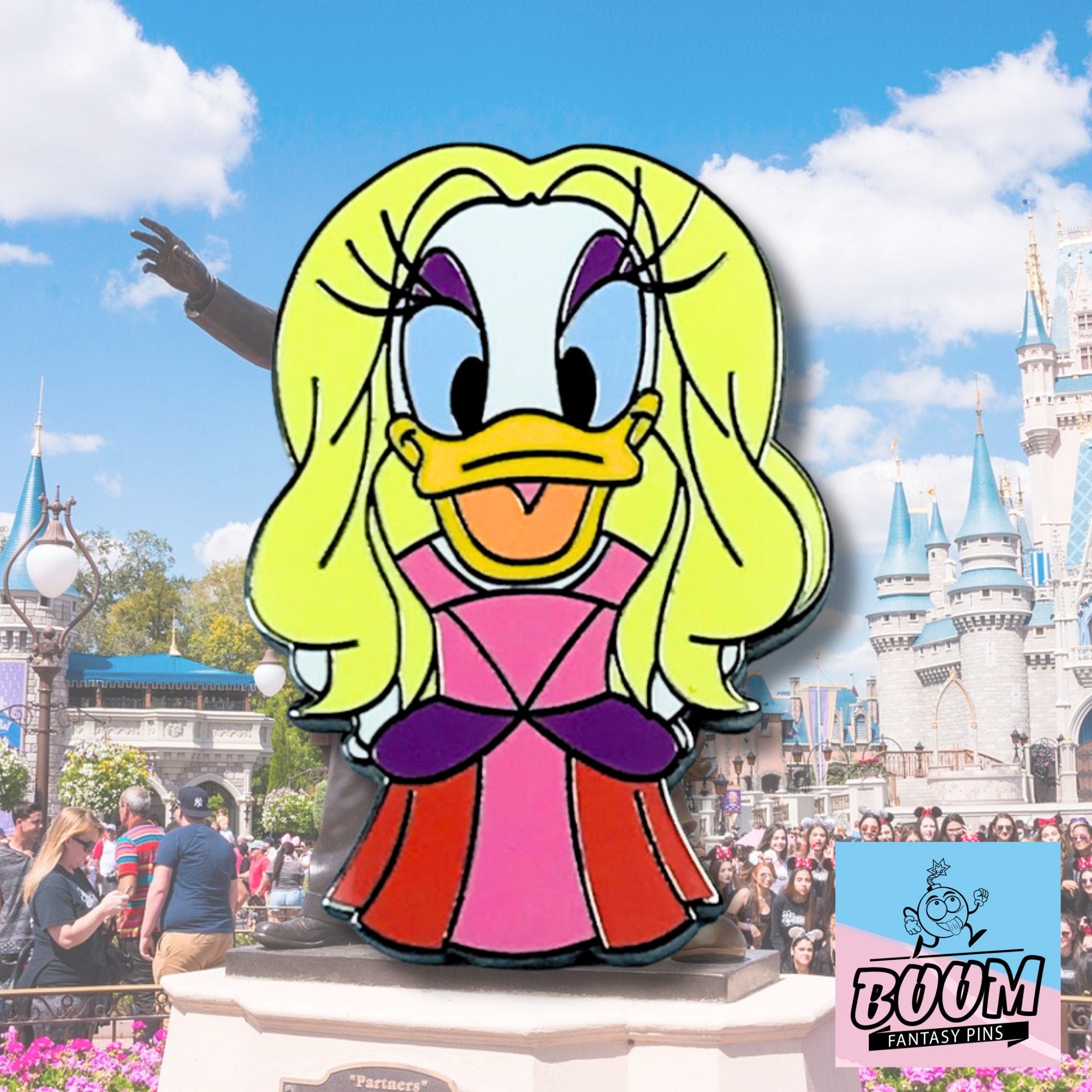 Pin's – Sara et Donald Duck du film Hocus Pocus – Disney Fantasy