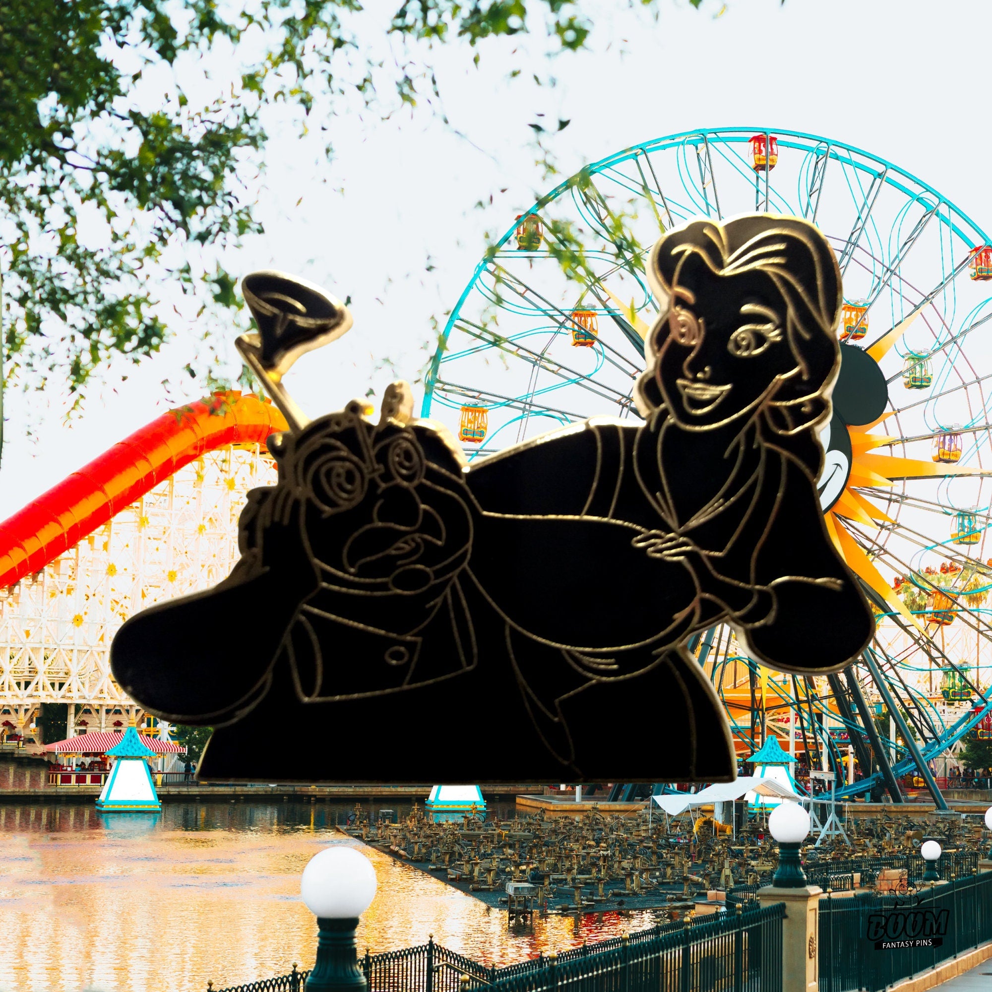 Pin – Bella y Mauricio de La Bella y la Bestia – Disney Fantasy