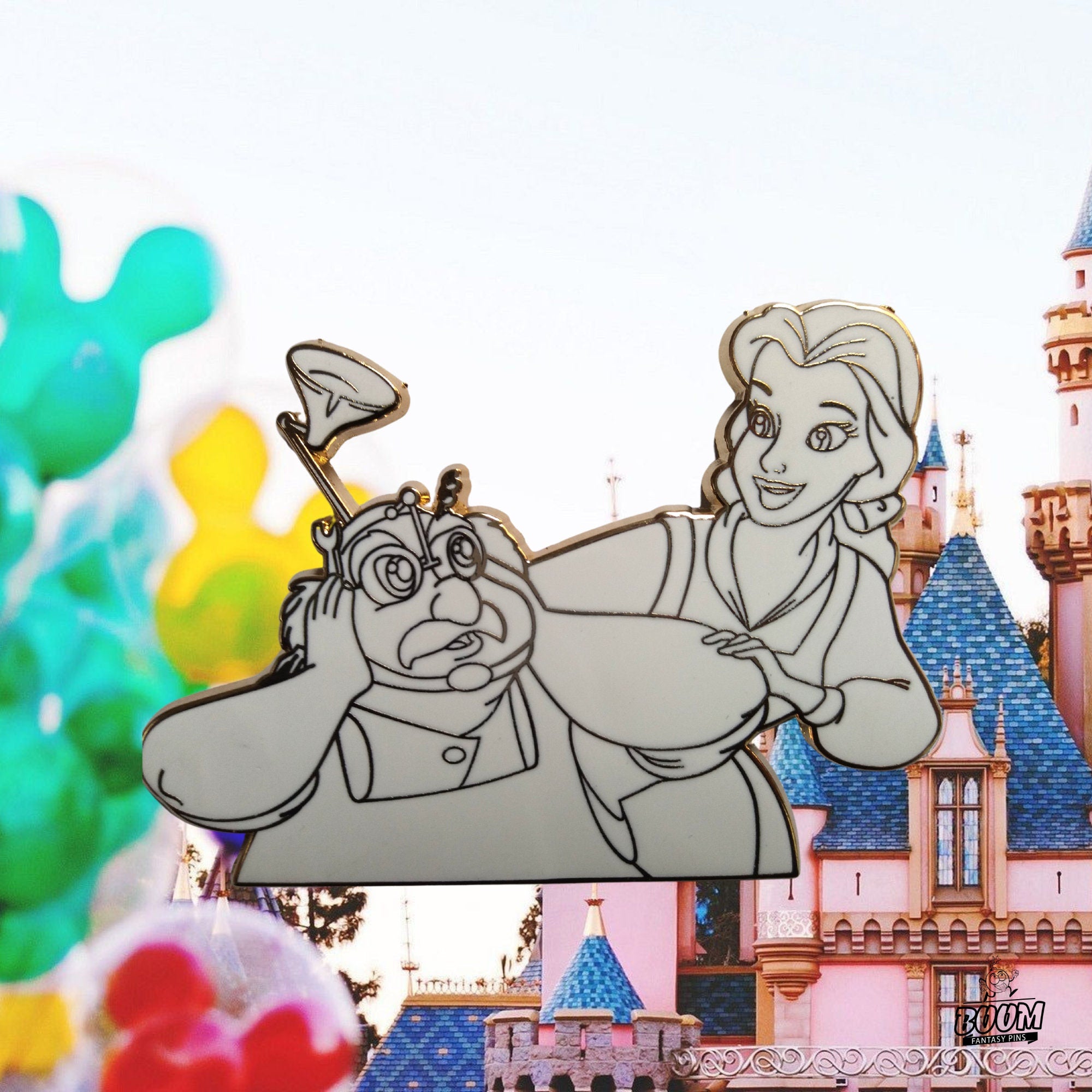 Pin – Bella y Mauricio de La Bella y la Bestia – Disney Fantasy