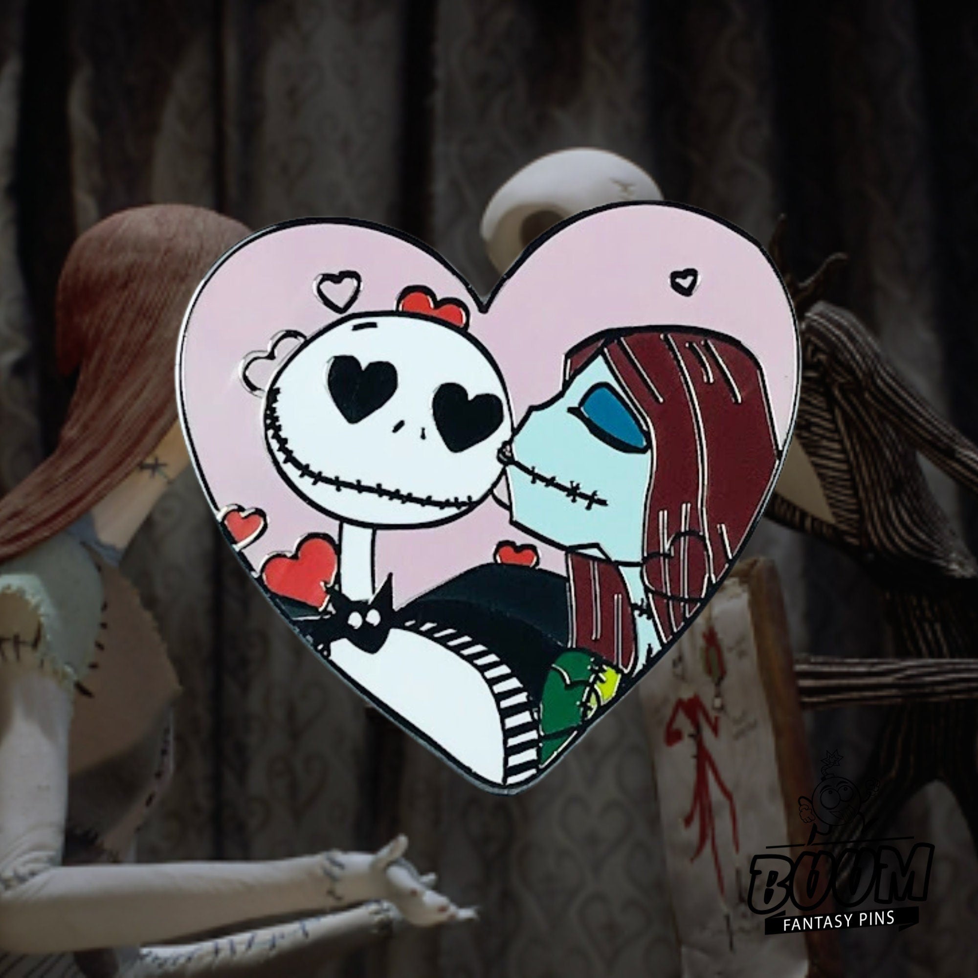 Pin's – Jack Skellington et Sally de L'Étrange Noël de Monsieur Jack – Disney Fantasy