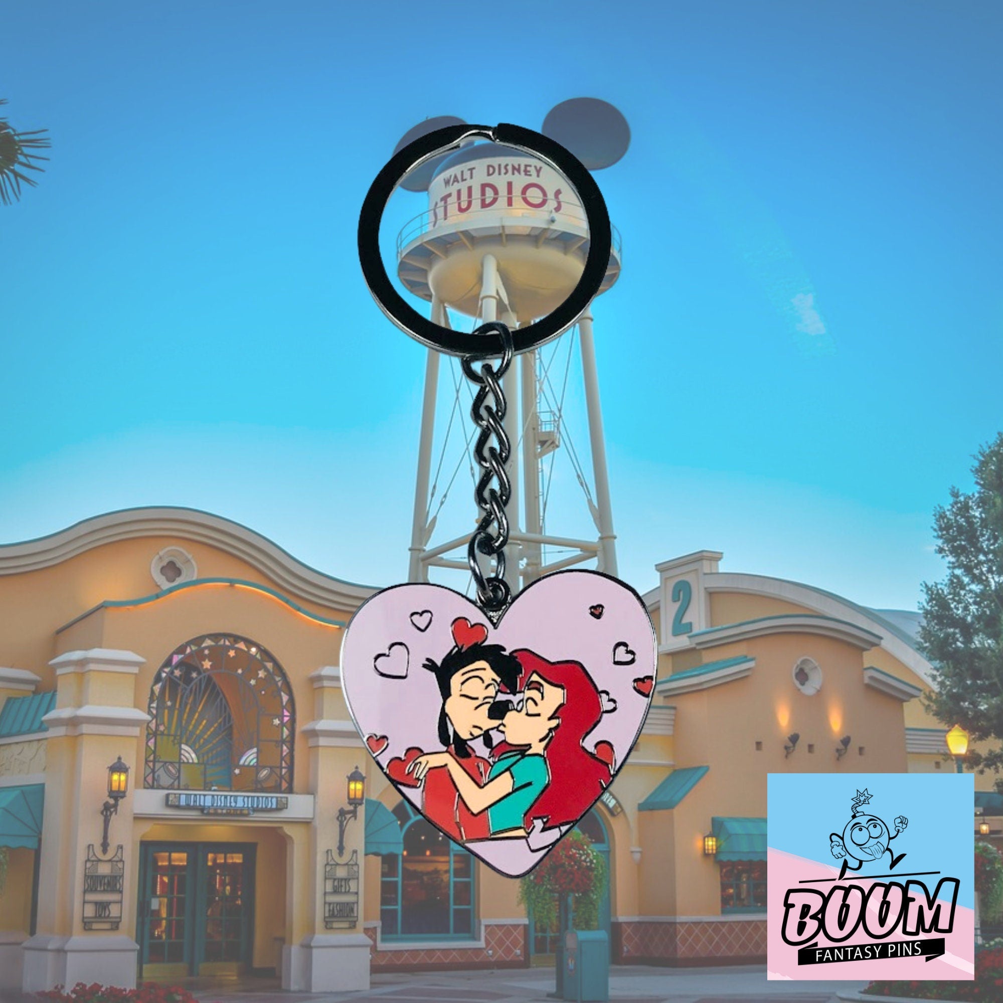 Porte-clés – Dingo et Roxanne du film Dingo et Max – Disney Fantasy