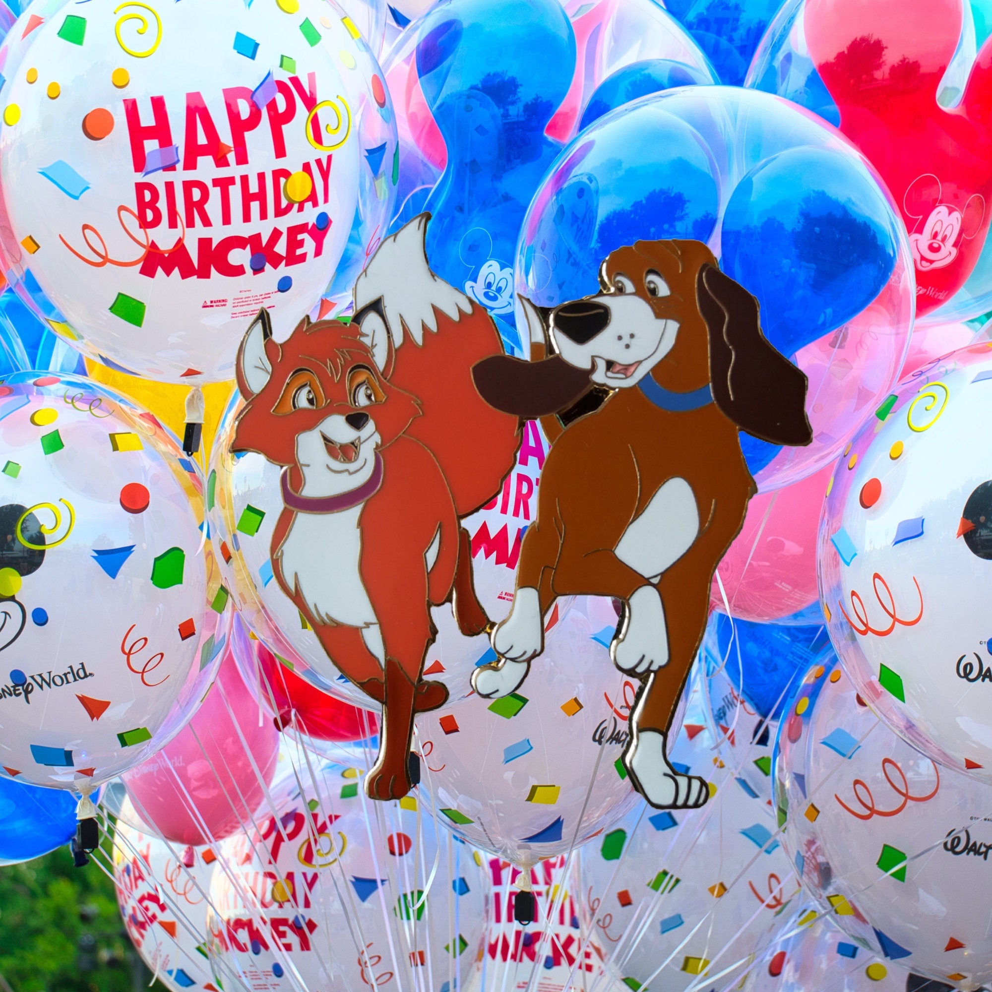 Pin's – Tod et Toby du film Rox et Rouky – Disney Fantasy