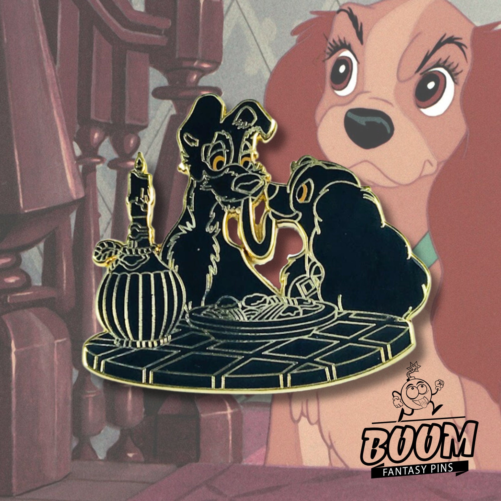 Pin – Lady and Tramp from Lady and the Tramp – Disney Fantasy