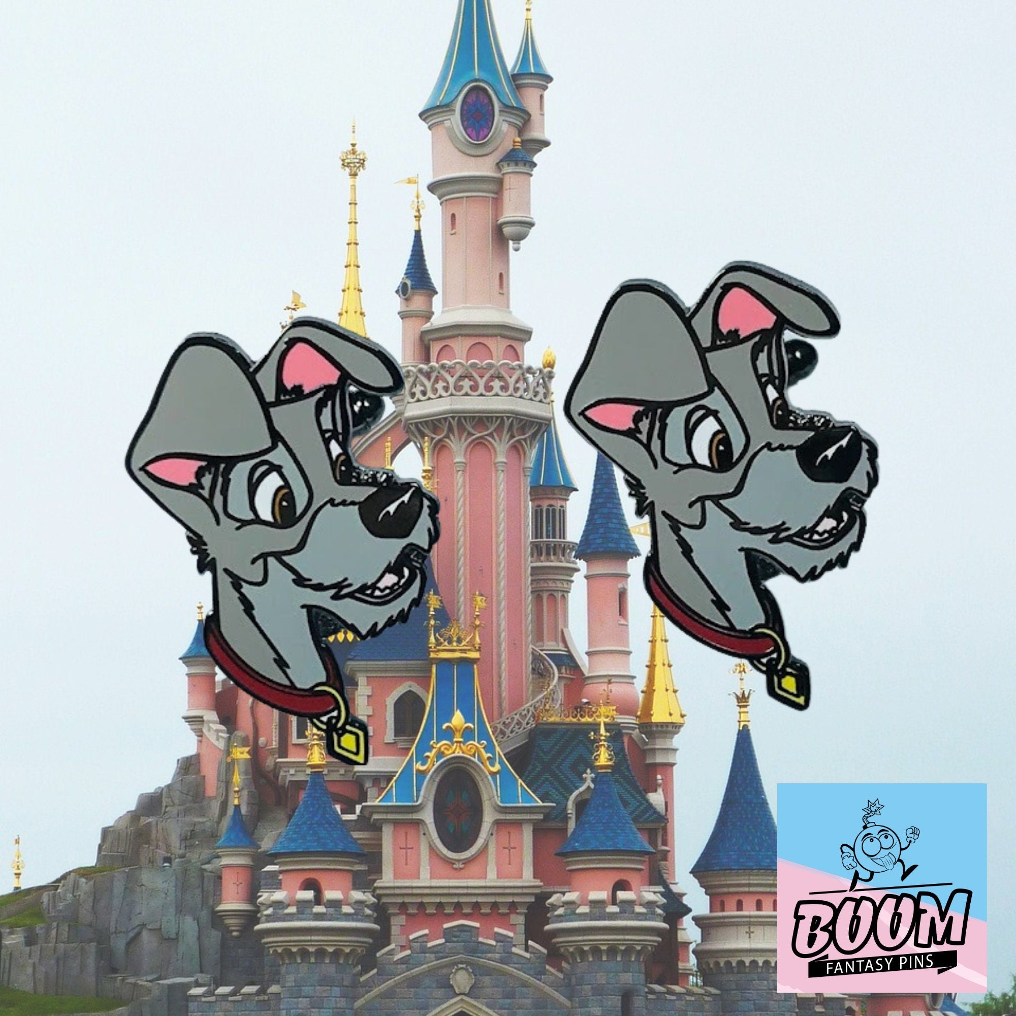 Boutons de manchette – Clochard de La Belle et le Clochard – Disney Fantasy