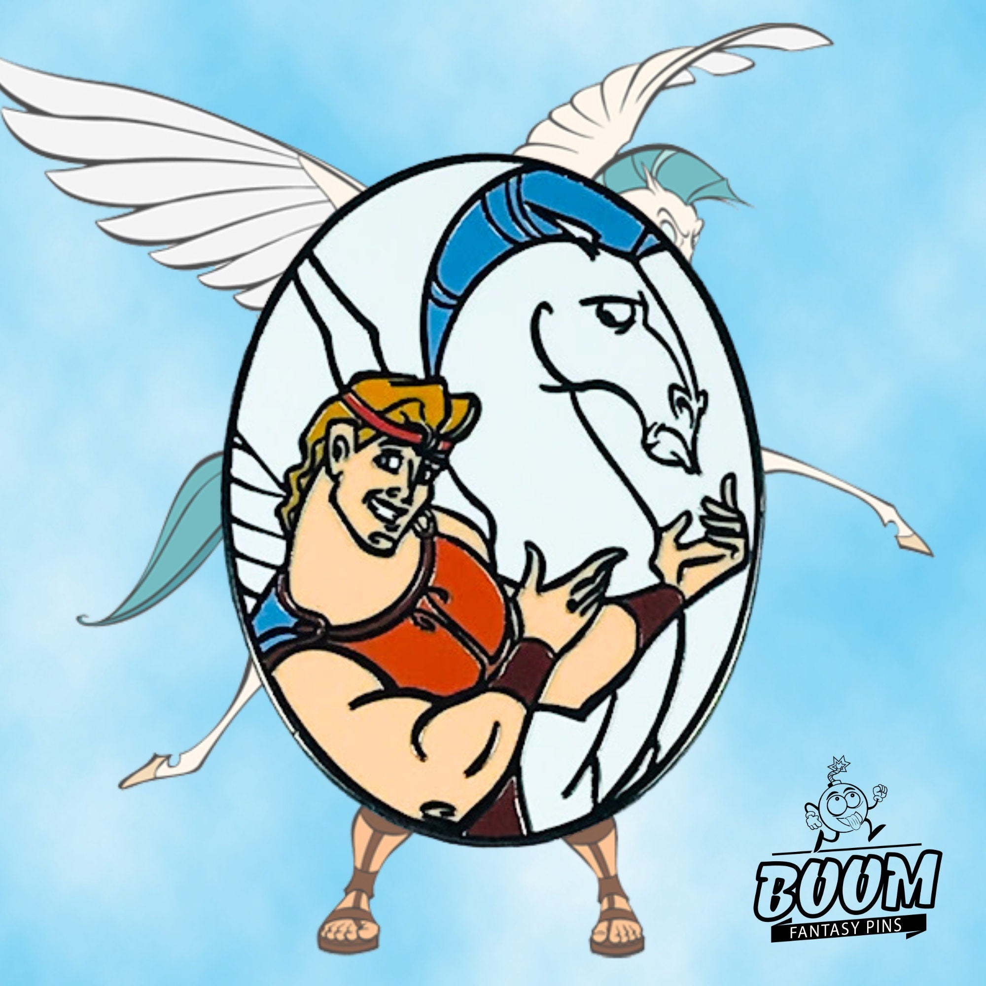 Pin – Hercules and Pegasus from Hercules – Disney Fantasy