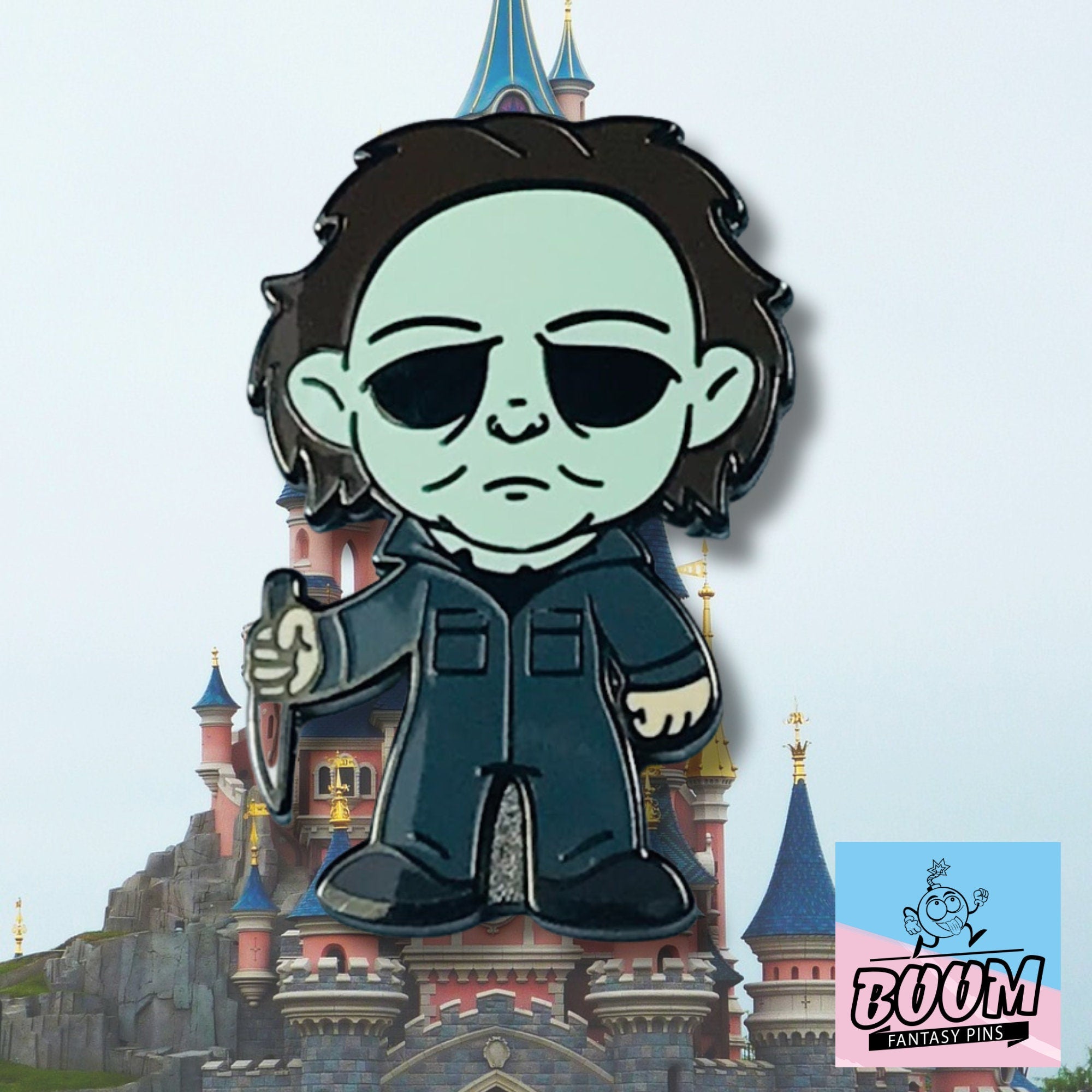 Pin de Michael Myers de Halloween – Franquicia de terror