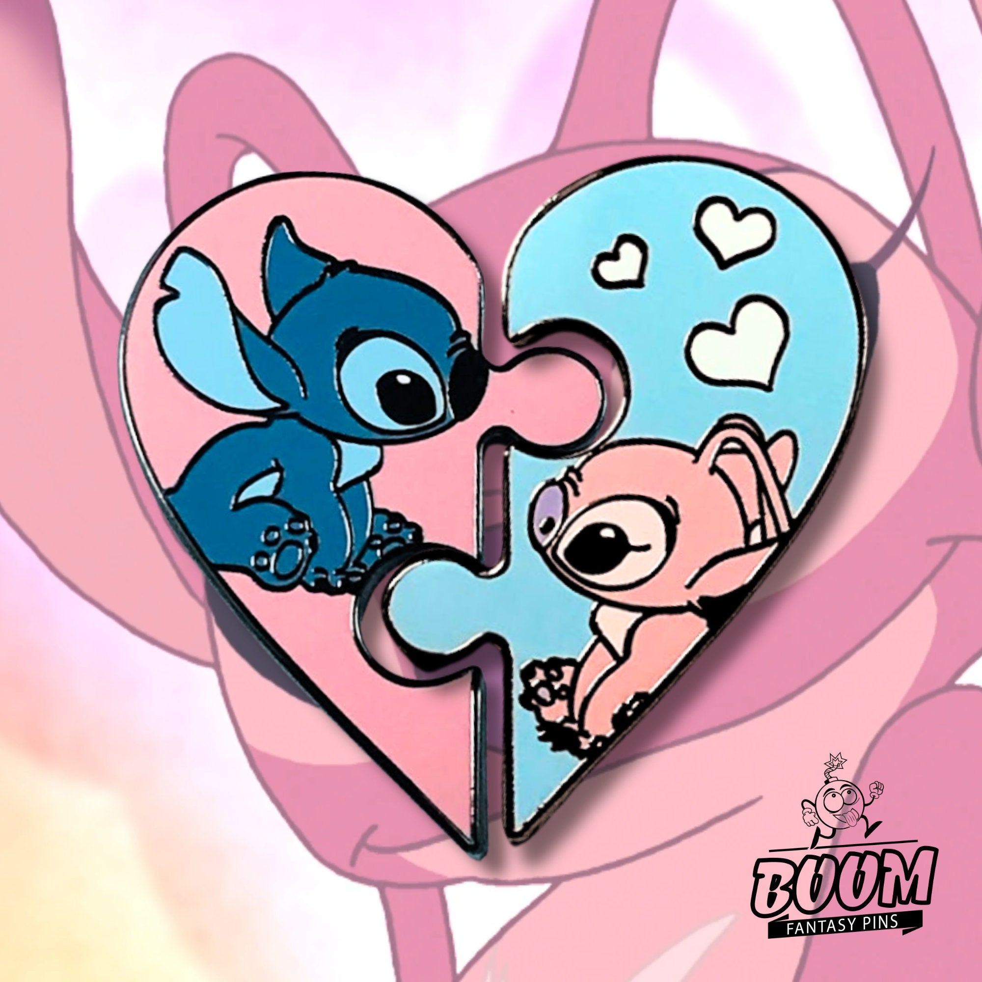 Pin – Stitch y Ángel de Lilo y Stitch – Disney Fantasy